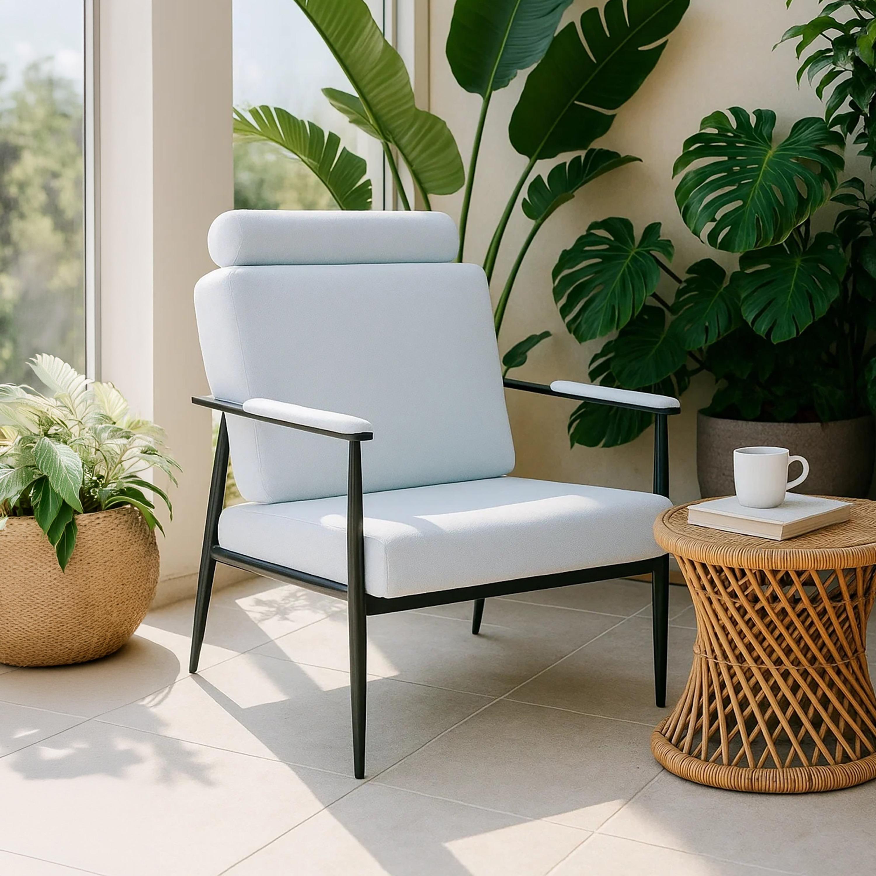 Maria Homes Padded Arm Chair-furniture-sofaandseating-armchairs-image-1