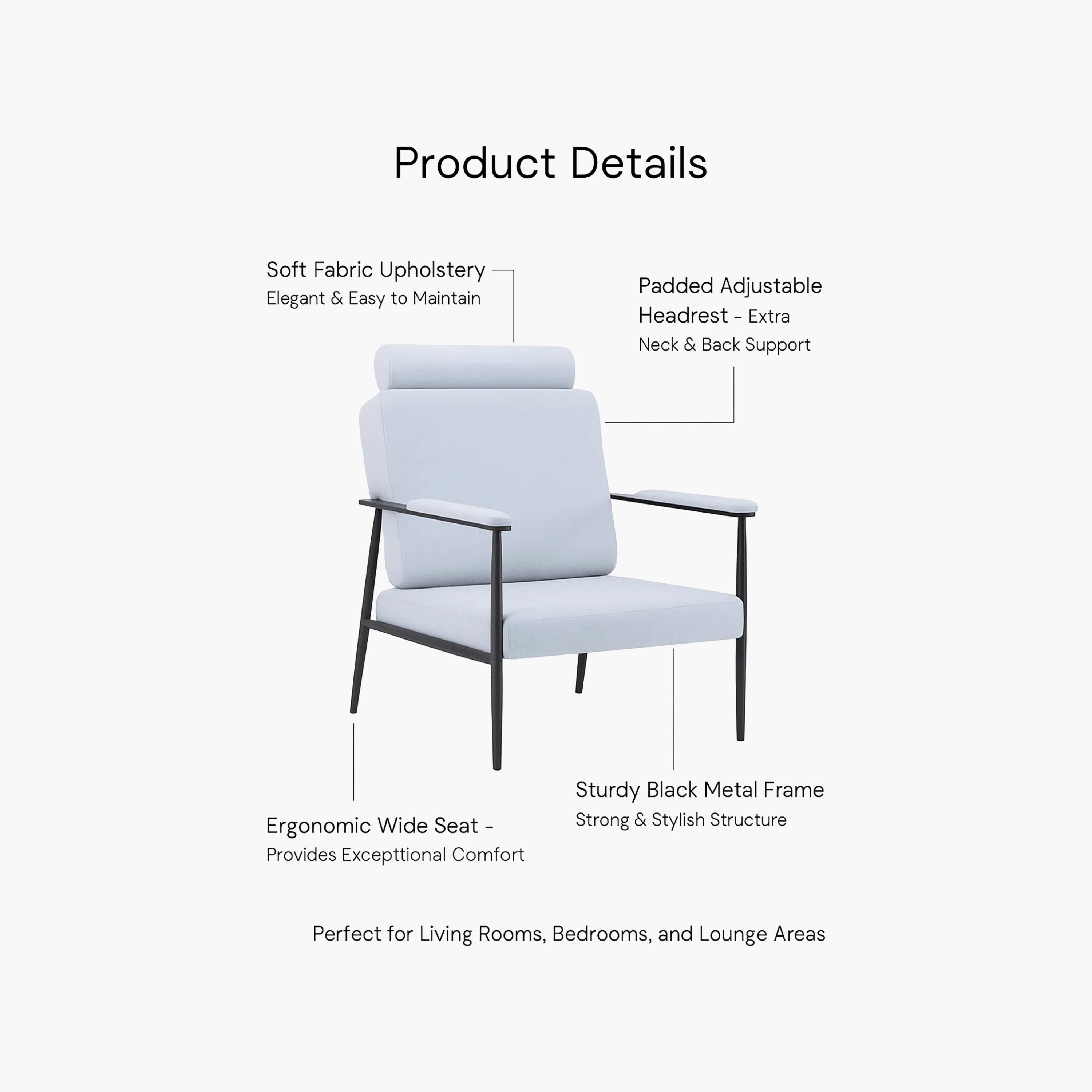 Maria Homes Padded Arm Chair-furniture-sofaandseating-armchairs-image-4