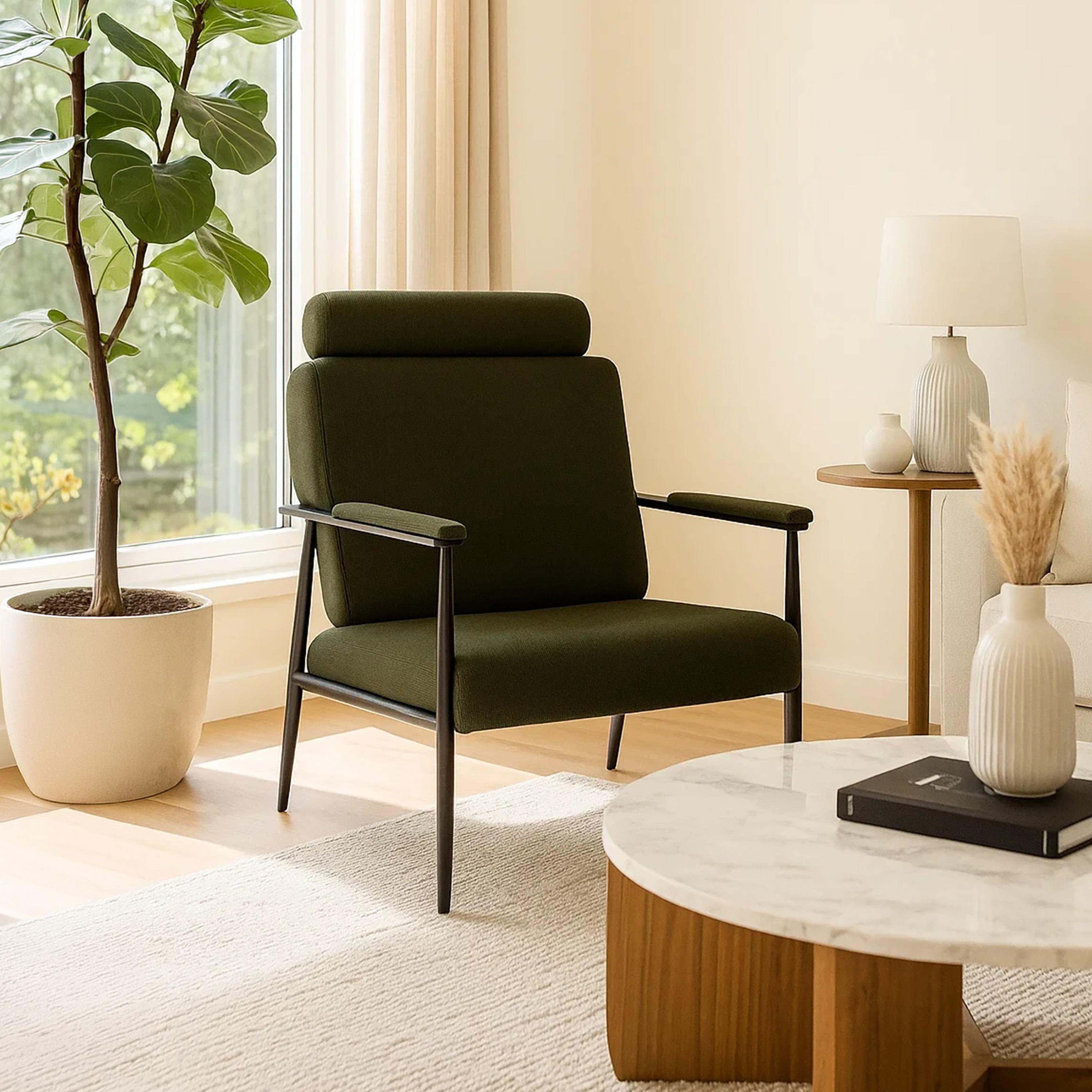 Maria Homes Padded Arm Chair-furniture-sofaandseating-armchairs-image-1