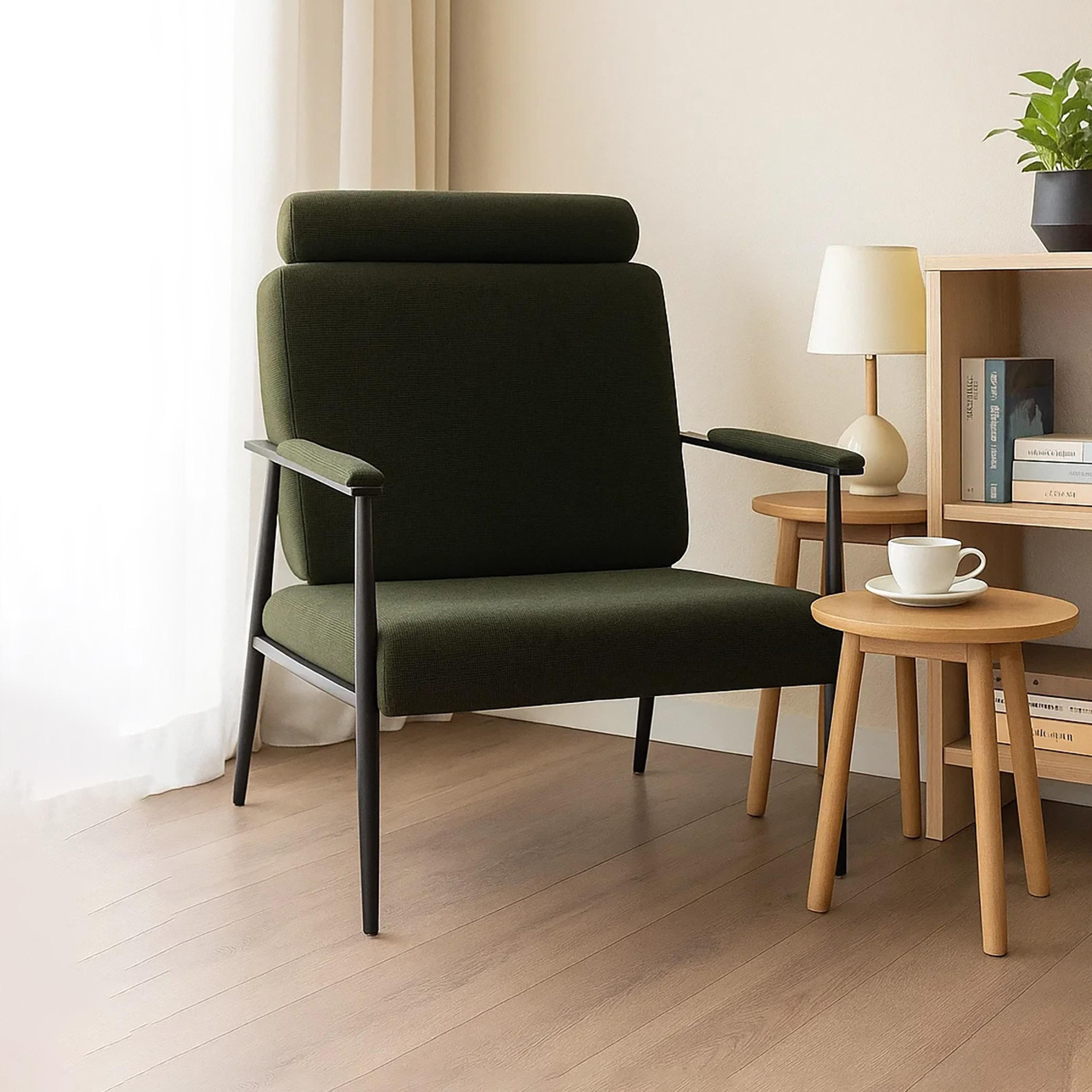 Maria Homes Padded Arm Chair-furniture-sofaandseating-armchairs-image-3