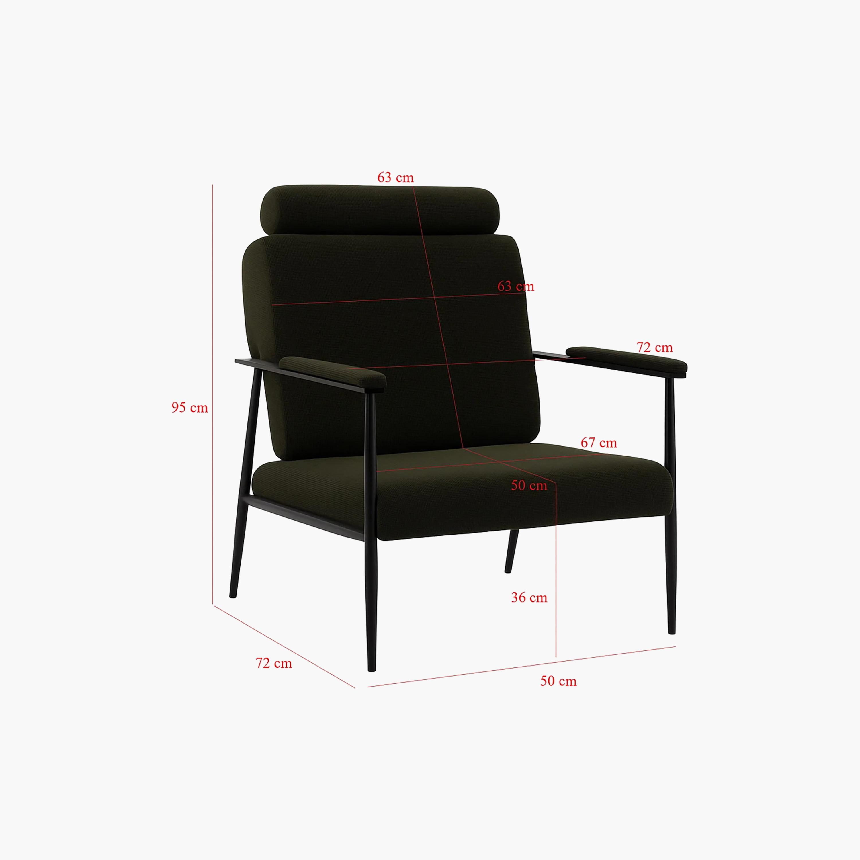 Maria Homes Padded Arm Chair-furniture-sofaandseating-armchairs-image-6