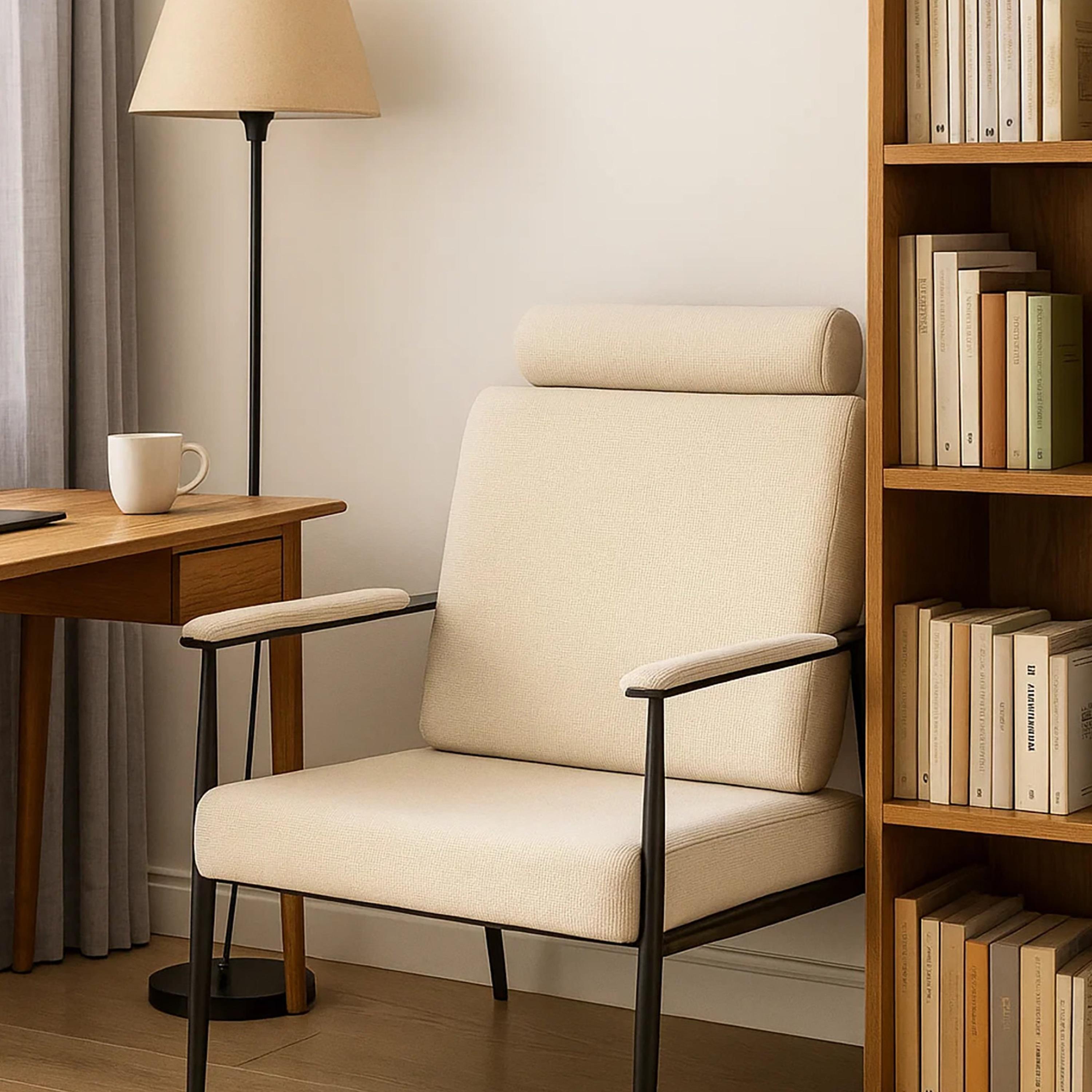 Maria Homes Padded Arm Chair-furniture-sofaandseating-armchairs-image-2