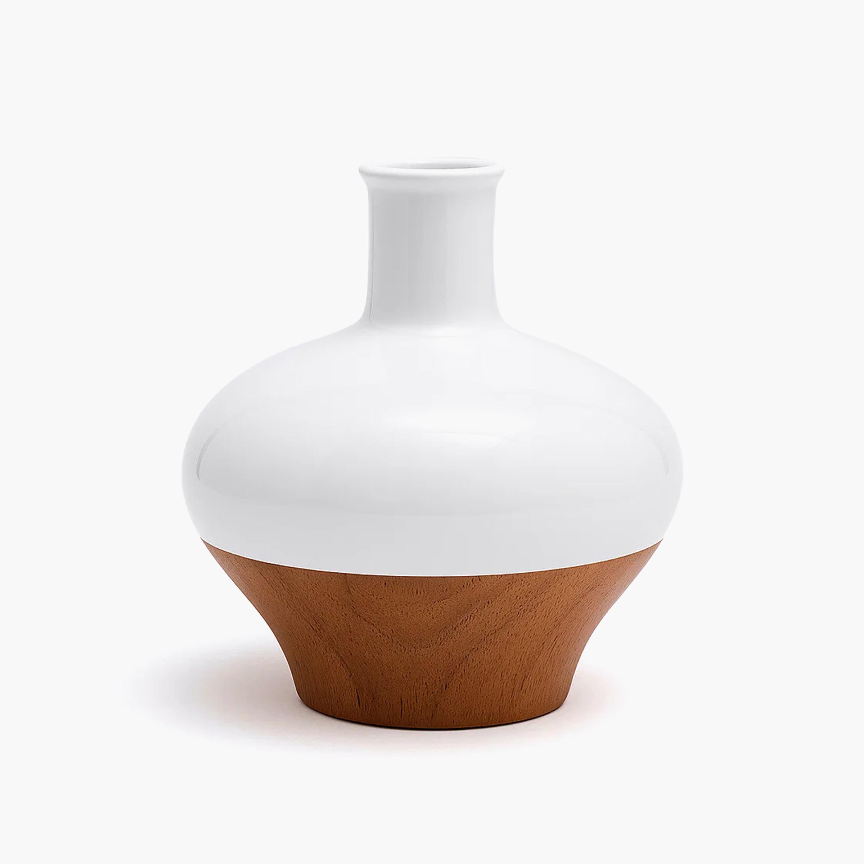 مزهرية سيراميك متعددة الألوان بتأثير الفلين من ماريا هومز-household-decor-vasesandbowls-image-5