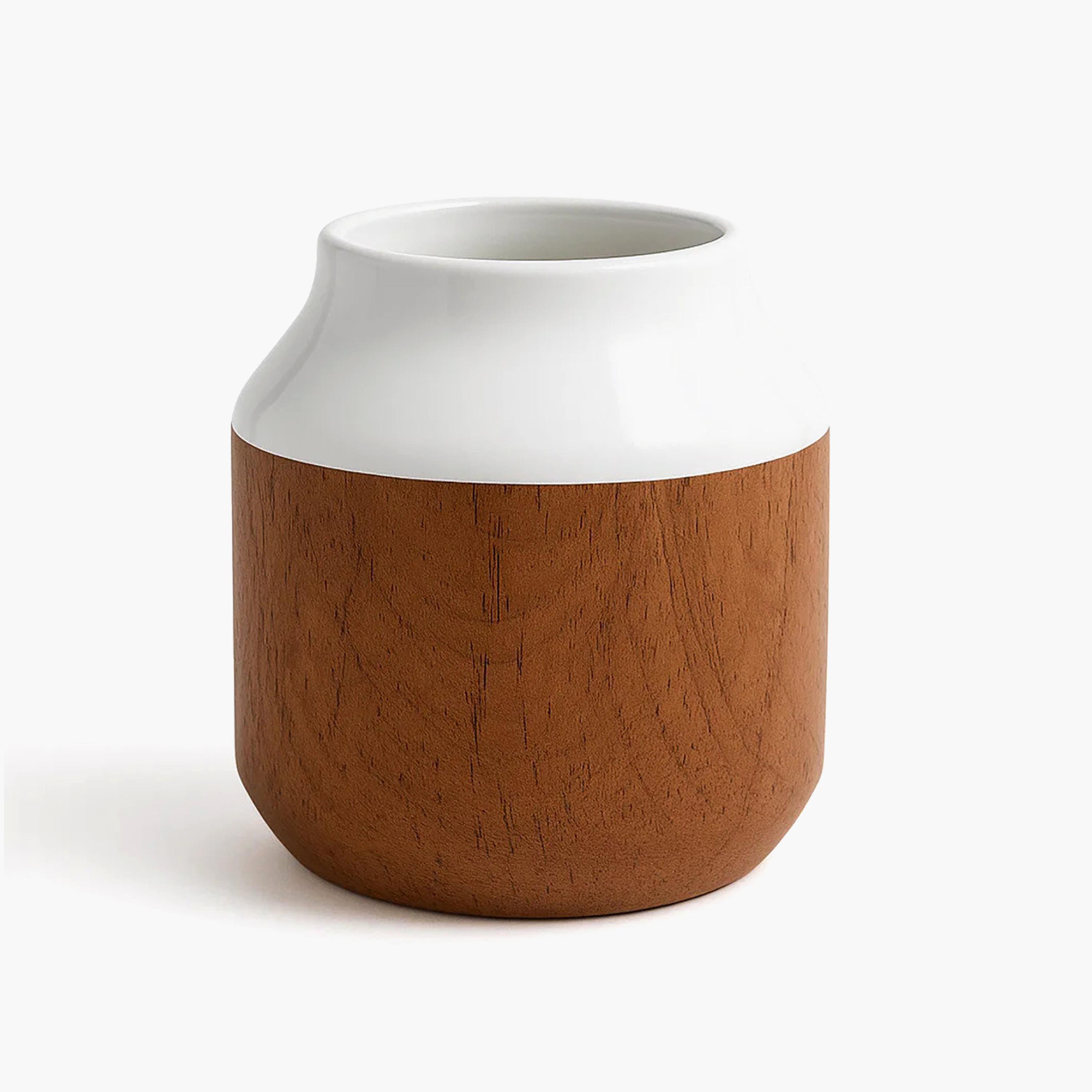 مزهرية سيراميك متعددة الألوان بتأثير الفلين من ماريا هومز-household-decor-vasesandbowls-image-5