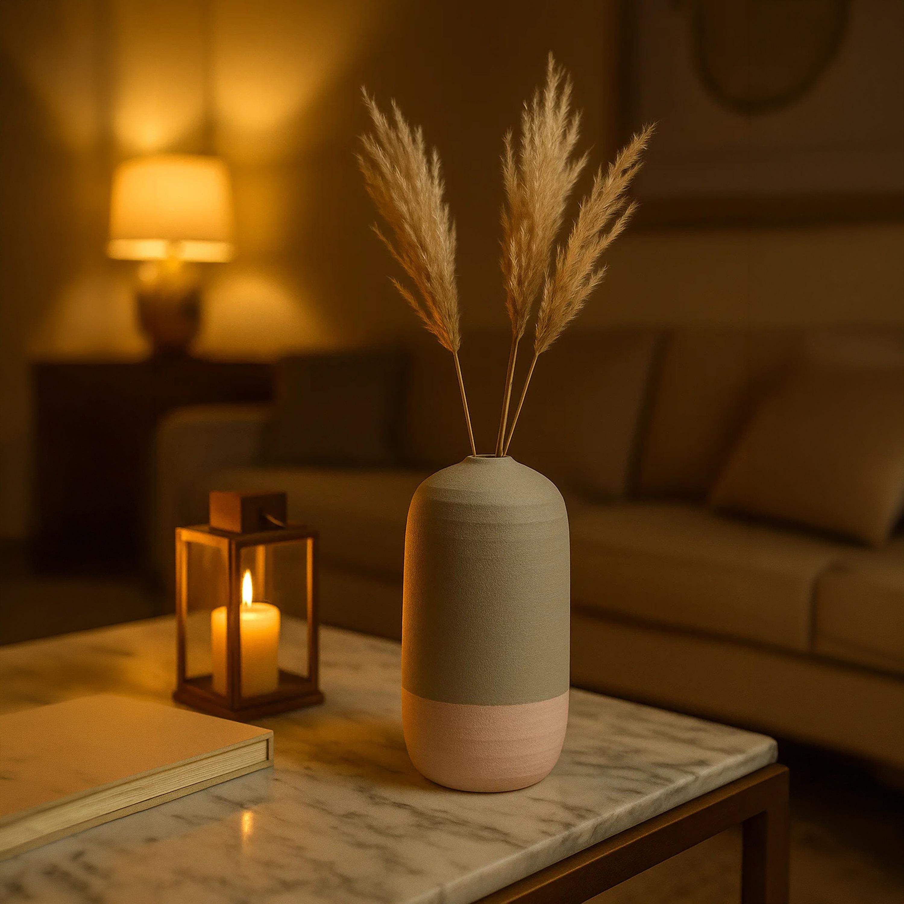 مزهرية سيراميك متعددة الألوان من ماريا هومز-household-decor-vasesandbowls-image-2