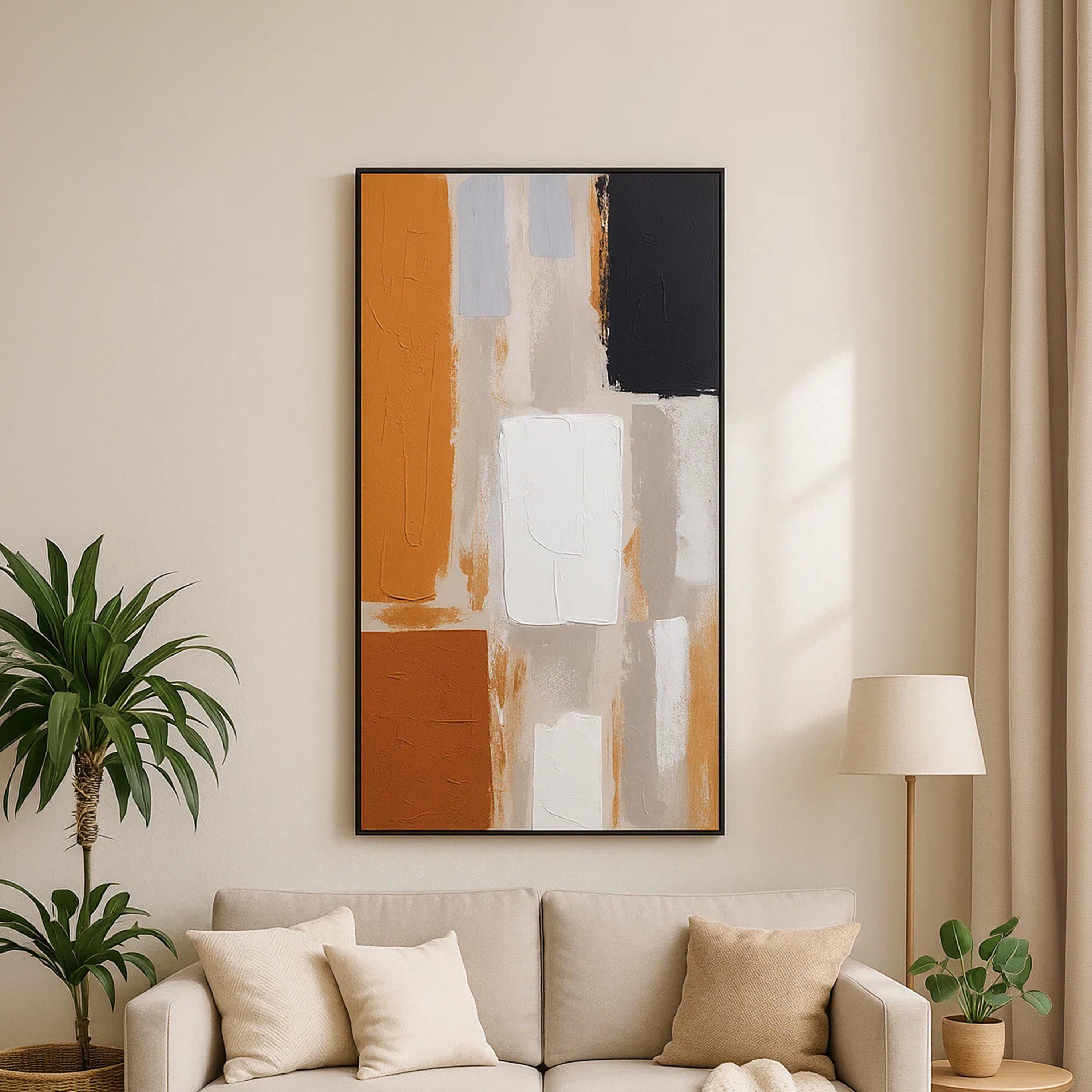 Maria Homes Multicolour Canvas Colour Block Wall Art-household-walldecorandmirrors-wallart-image-1