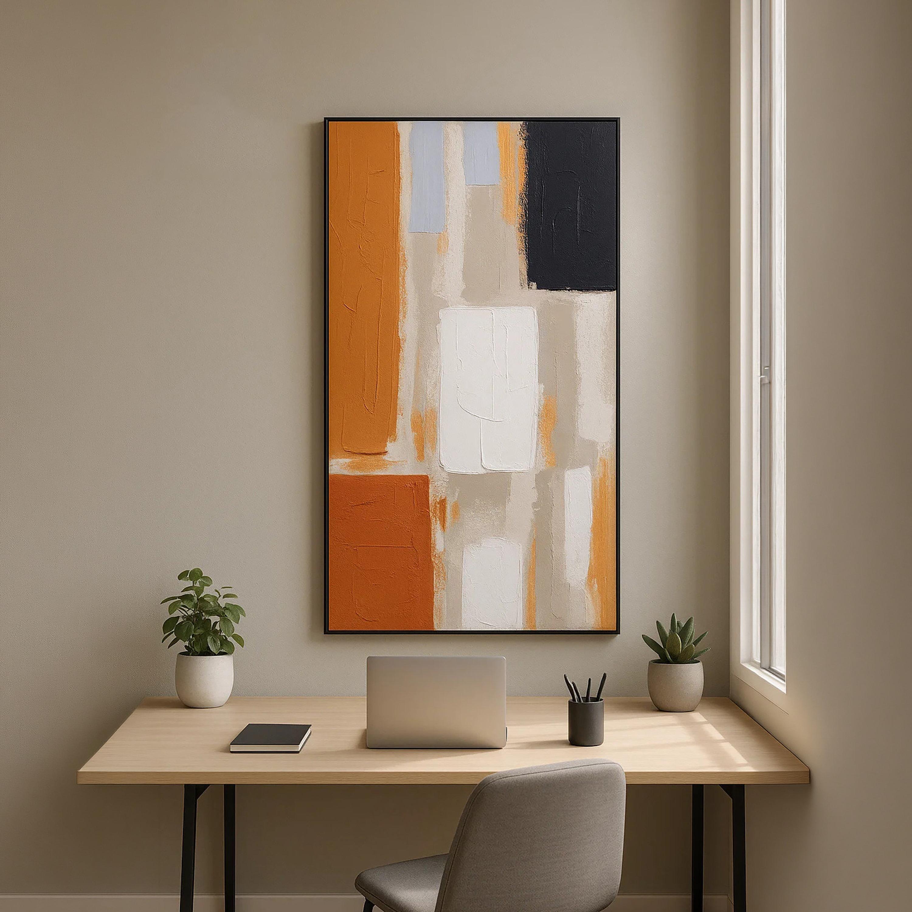 Maria Homes Multicolour Canvas Colour Block Wall Art-household-walldecorandmirrors-wallart-image-2