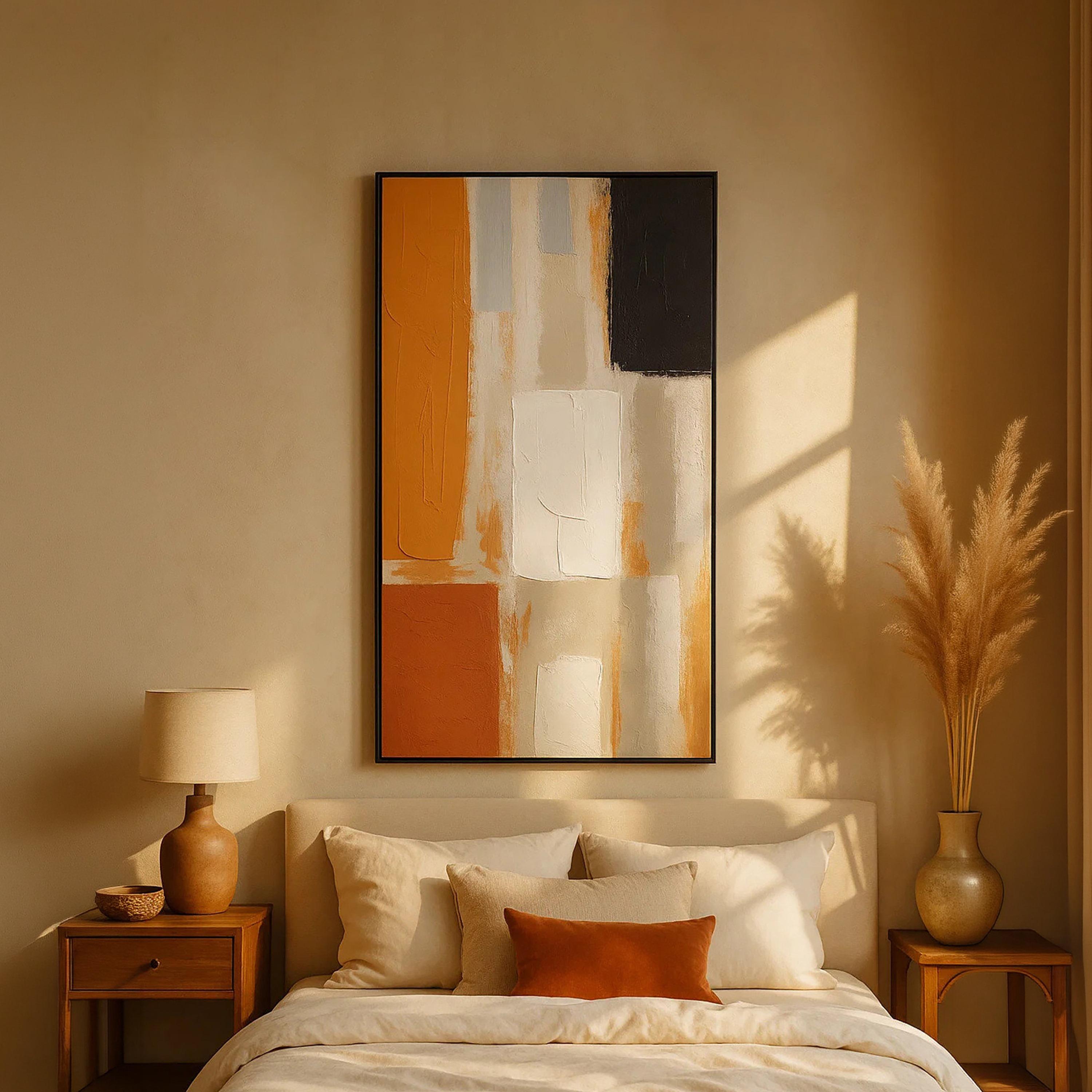 Maria Homes Multicolour Canvas Colour Block Wall Art-household-walldecorandmirrors-wallart-image-3
