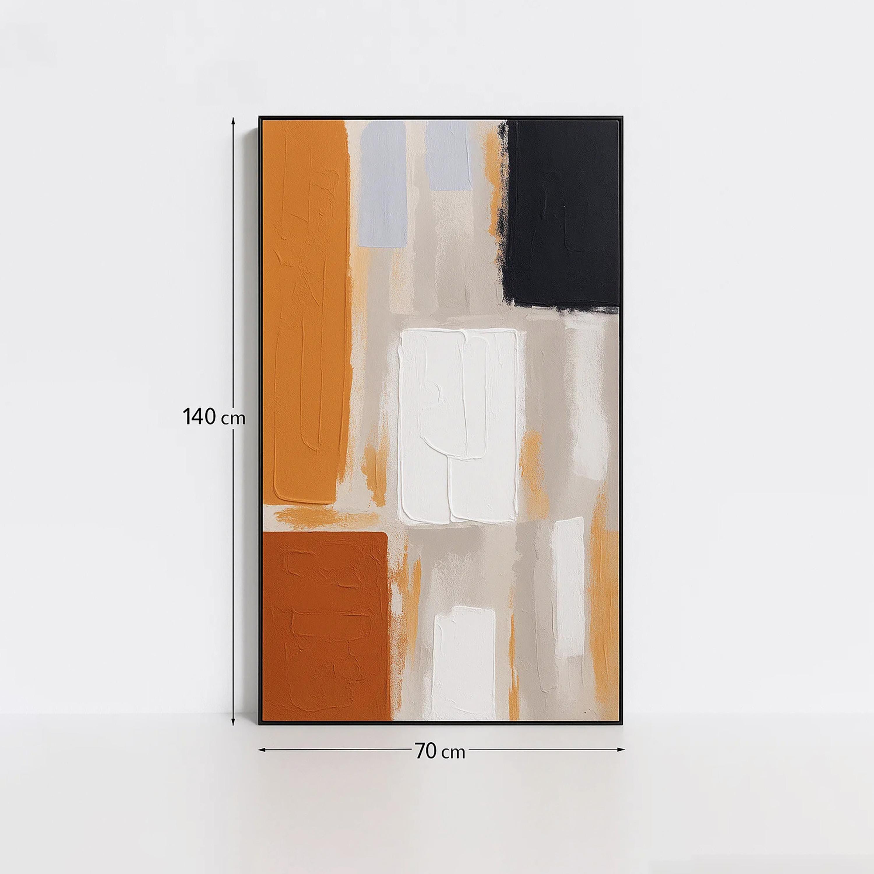 Maria Homes Multicolour Canvas Colour Block Wall Art-household-walldecorandmirrors-wallart-image-6