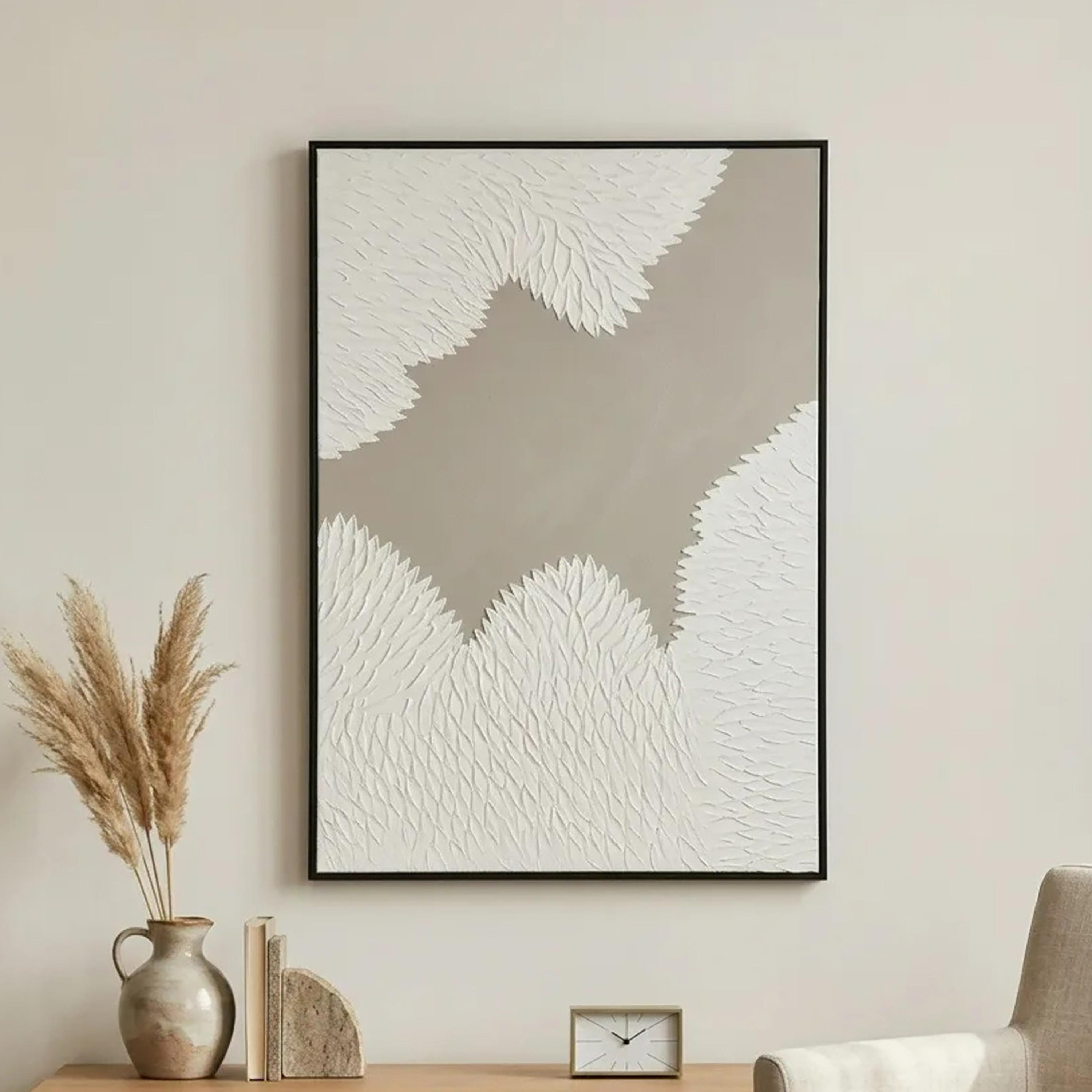 لوحة جدارية مؤطرة بطبعة تجريدية بملمس كانفا بألوان متعددة من ماريا هومز-household-walldecorandmirrors-wallart-image-1