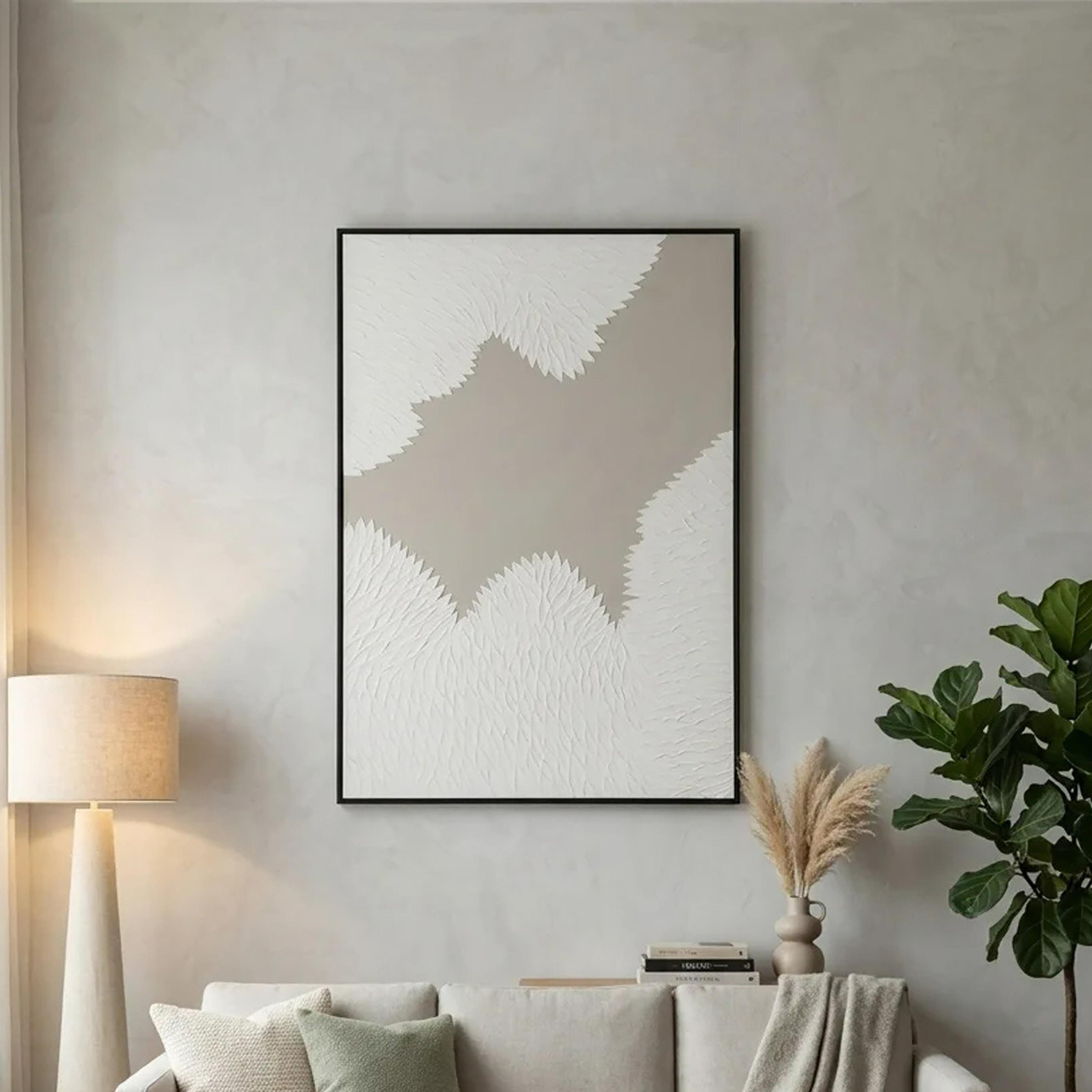 لوحة جدارية مؤطرة بطبعة تجريدية بملمس كانفا بألوان متعددة من ماريا هومز-household-walldecorandmirrors-wallart-image-2