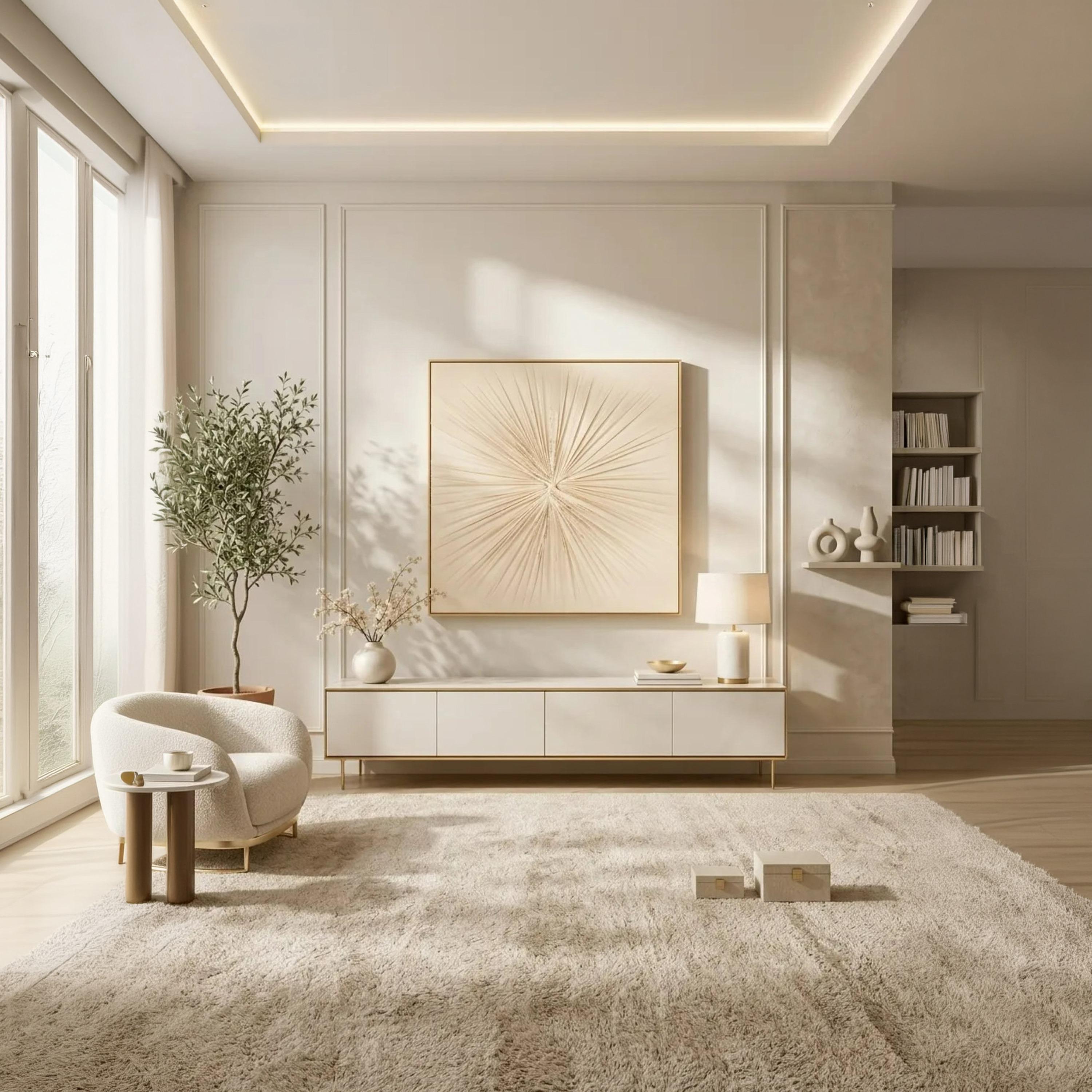 لوحة حائط بإطار بتصميم أشعة الشمس متعددة الألوان من ماريا هومز-household-walldecorandmirrors-wallart-image-2