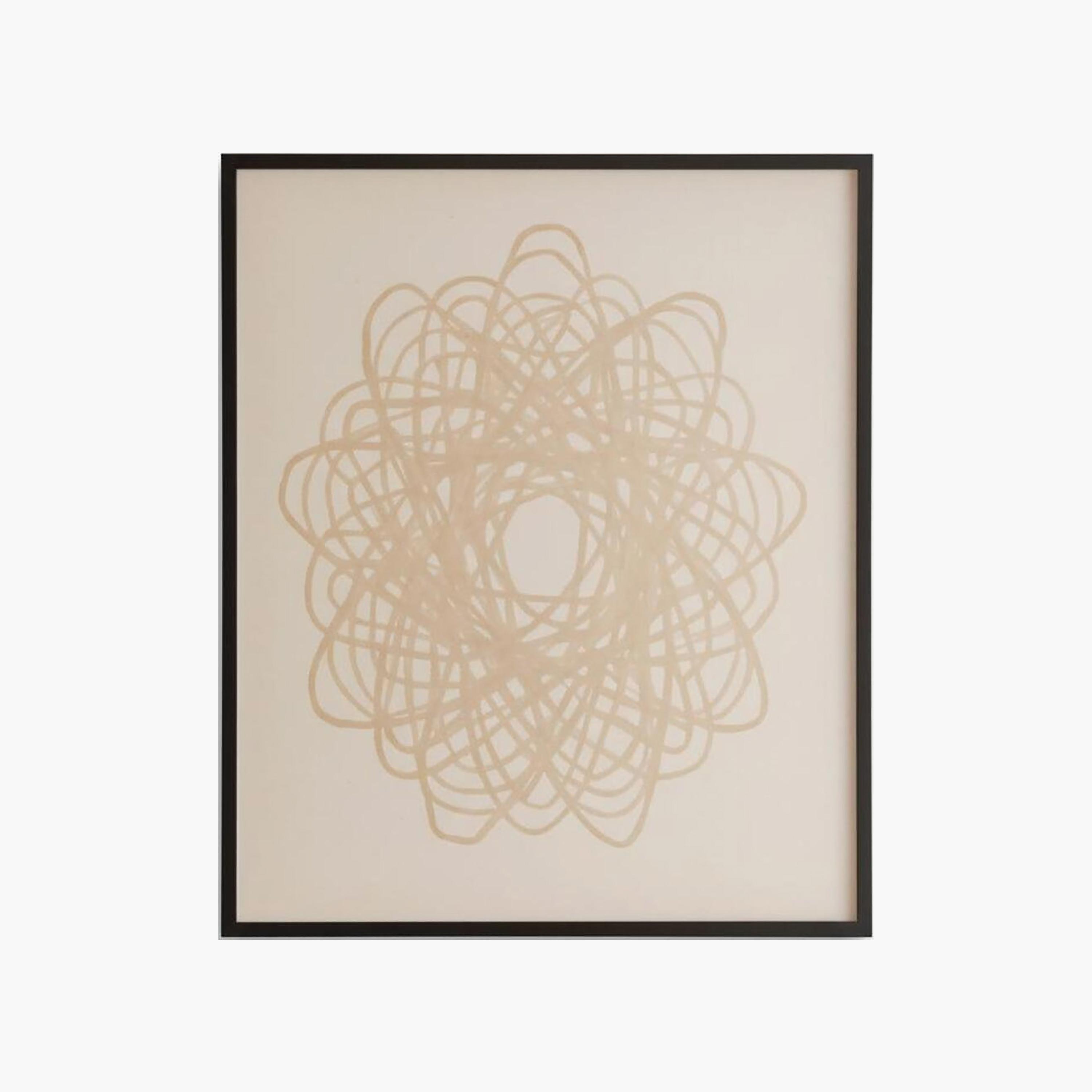 Maria Homes Multicolour Canvas Line Pattern Framed Wall Art-household-walldecorandmirrors-wallart-image-5