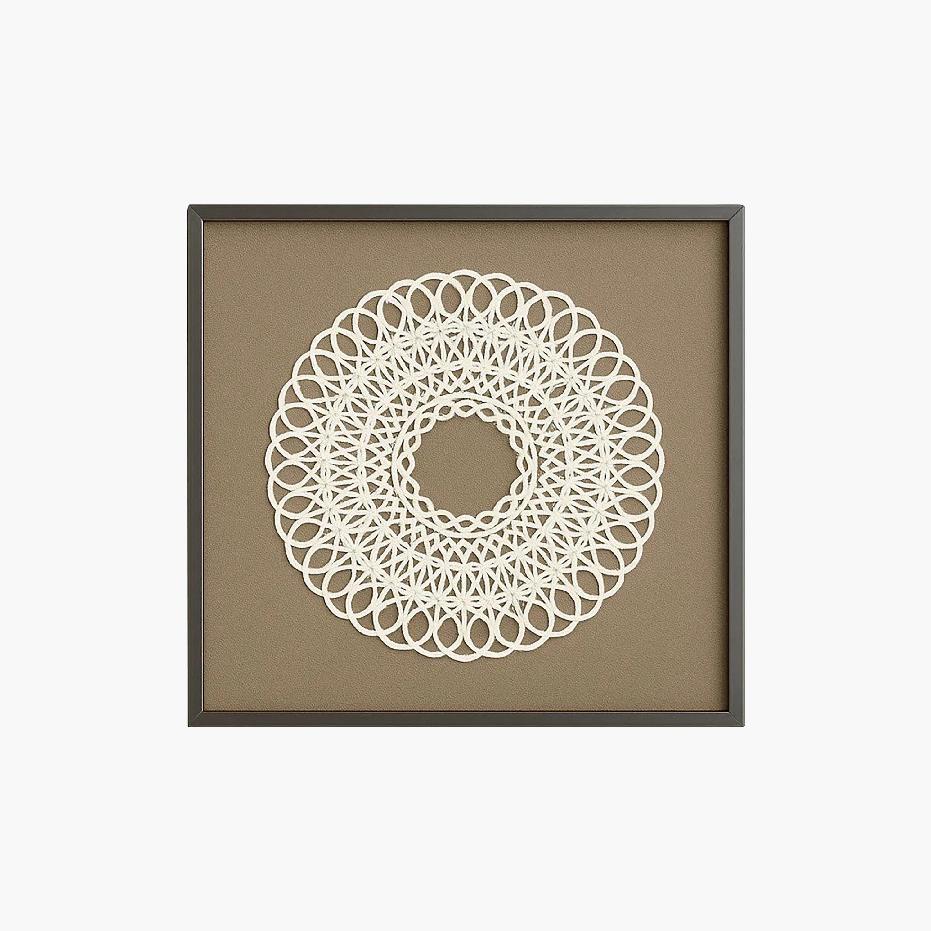 Maria Homes Multicolour Canvas Mandala Pattern Framed Wall Art-household-walldecorandmirrors-wallart-image-5
