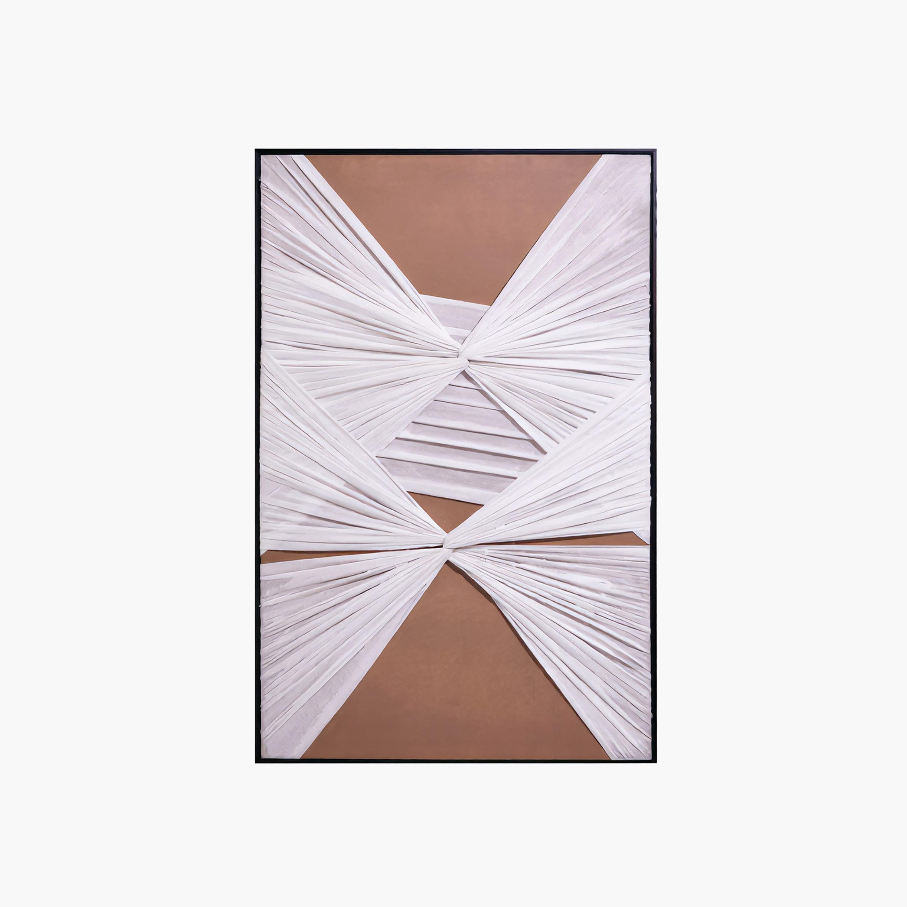 Maria Homes White Canvas Abstract Framed Wall Art-household-walldecorandmirrors-wallart-image-5