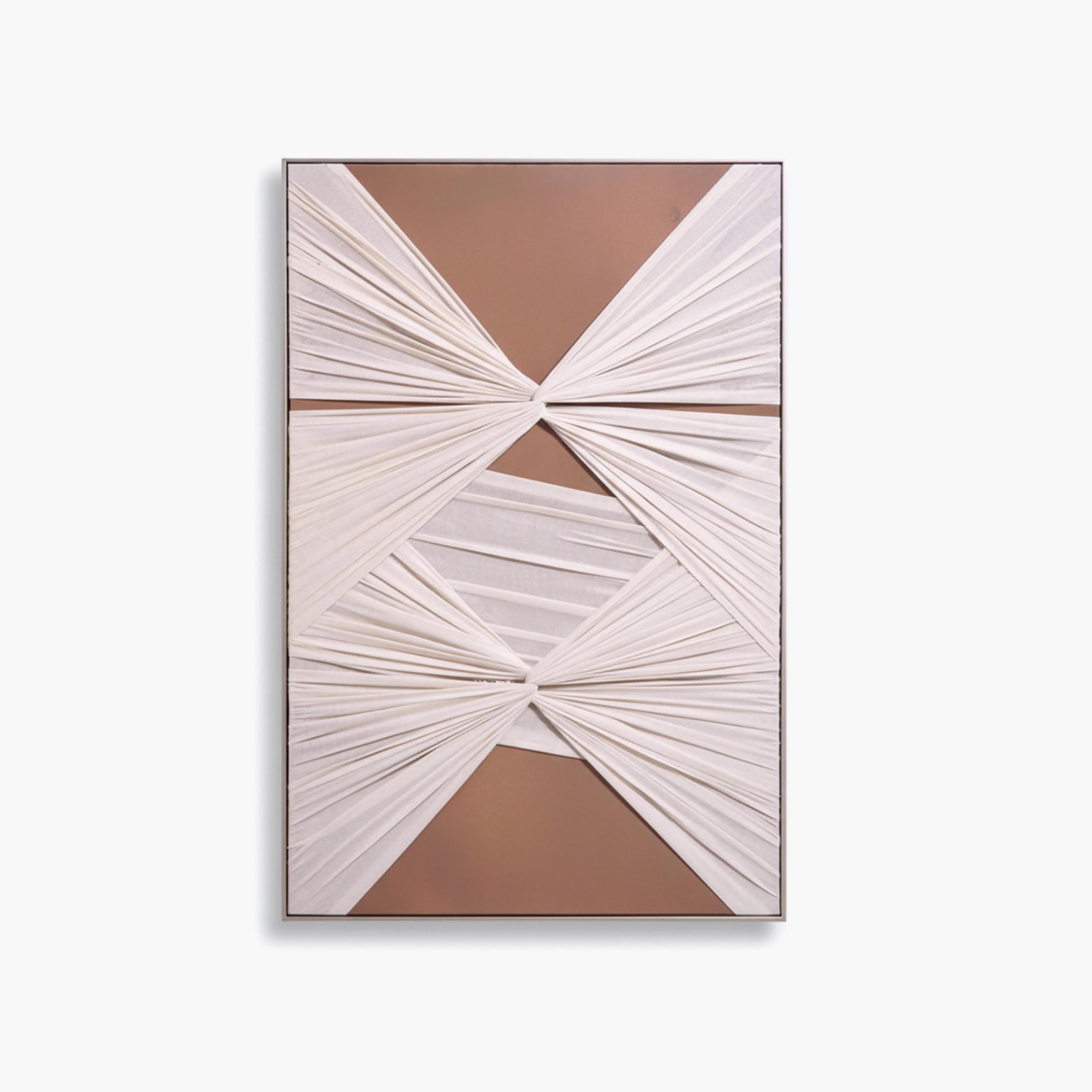 لوحة جدارية مؤطرة بطبعة تجريدية من قماش الكانفاس بلون البيج من ماريا هومز-household-walldecorandmirrors-wallart-image-5
