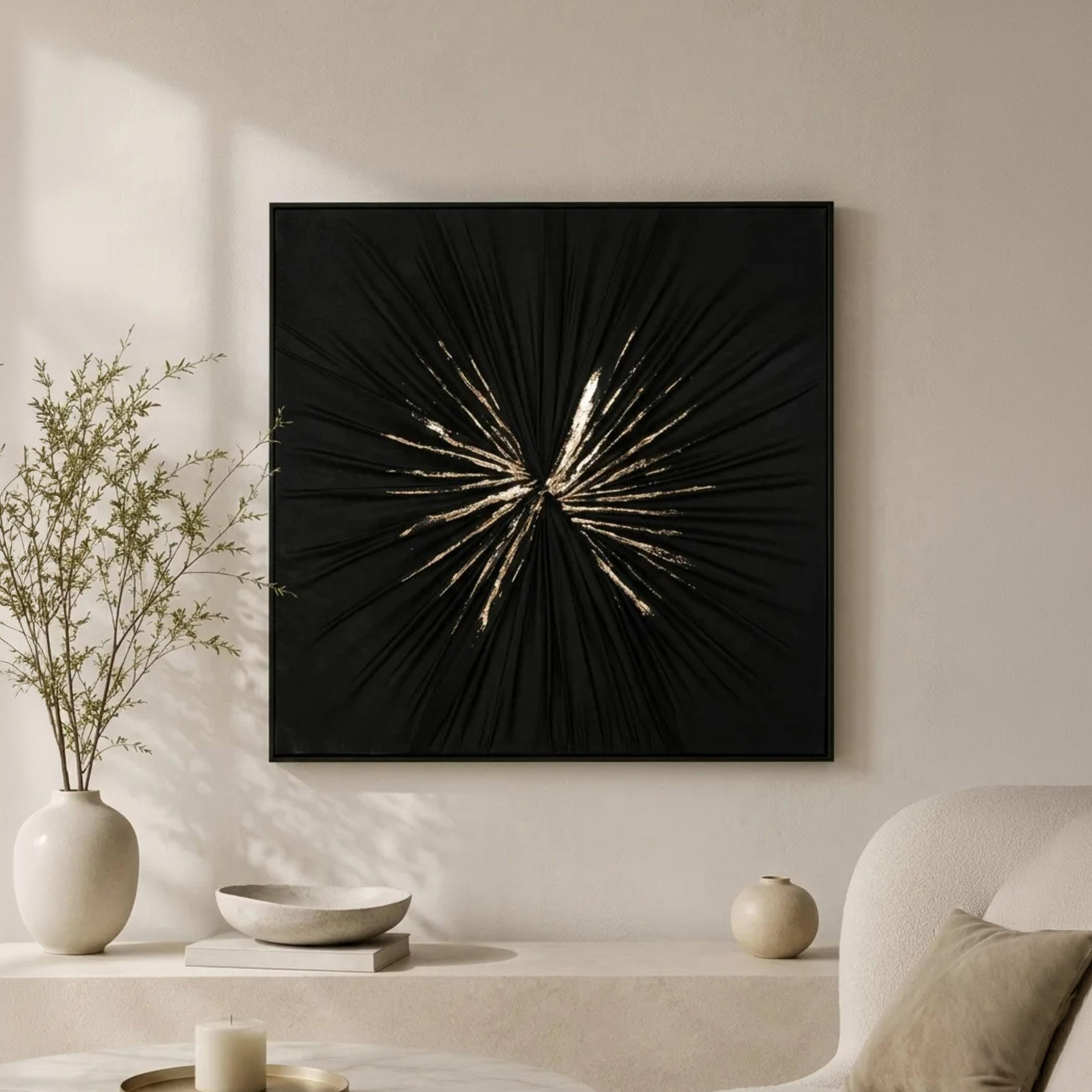 لوحة حائط بإطار بتصميم أشعة الشمس متعددة الألوان من ماريا هومز-household-walldecorandmirrors-wallart-image-1