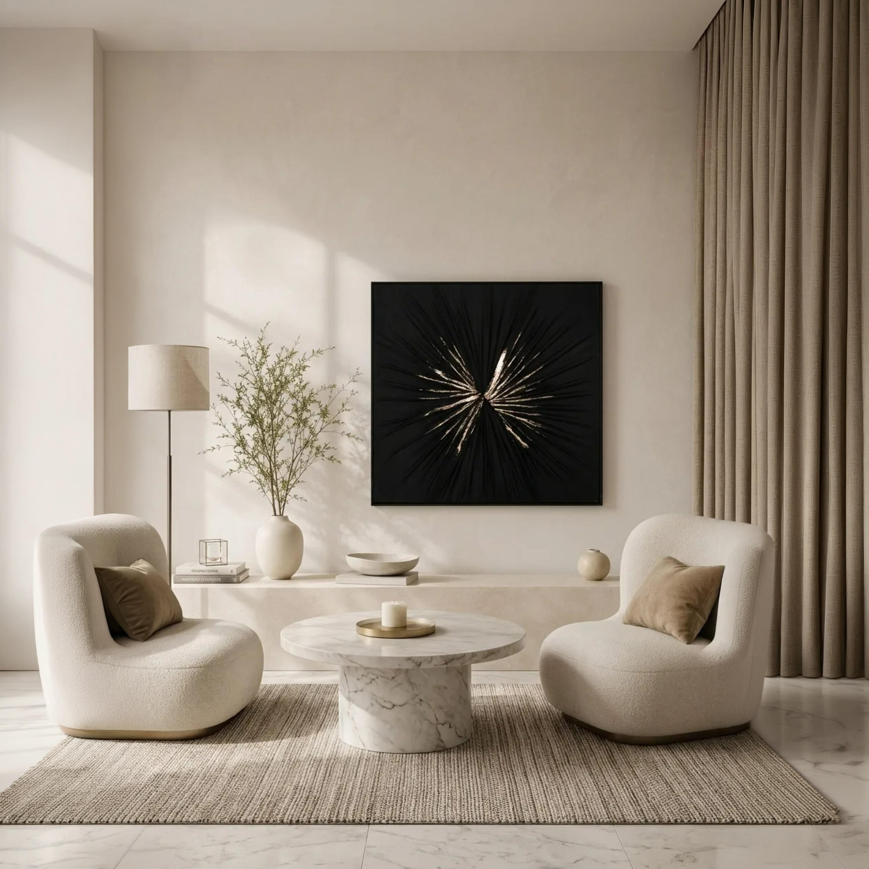 لوحة حائط بإطار بتصميم أشعة الشمس متعددة الألوان من ماريا هومز-household-walldecorandmirrors-wallart-image-2
