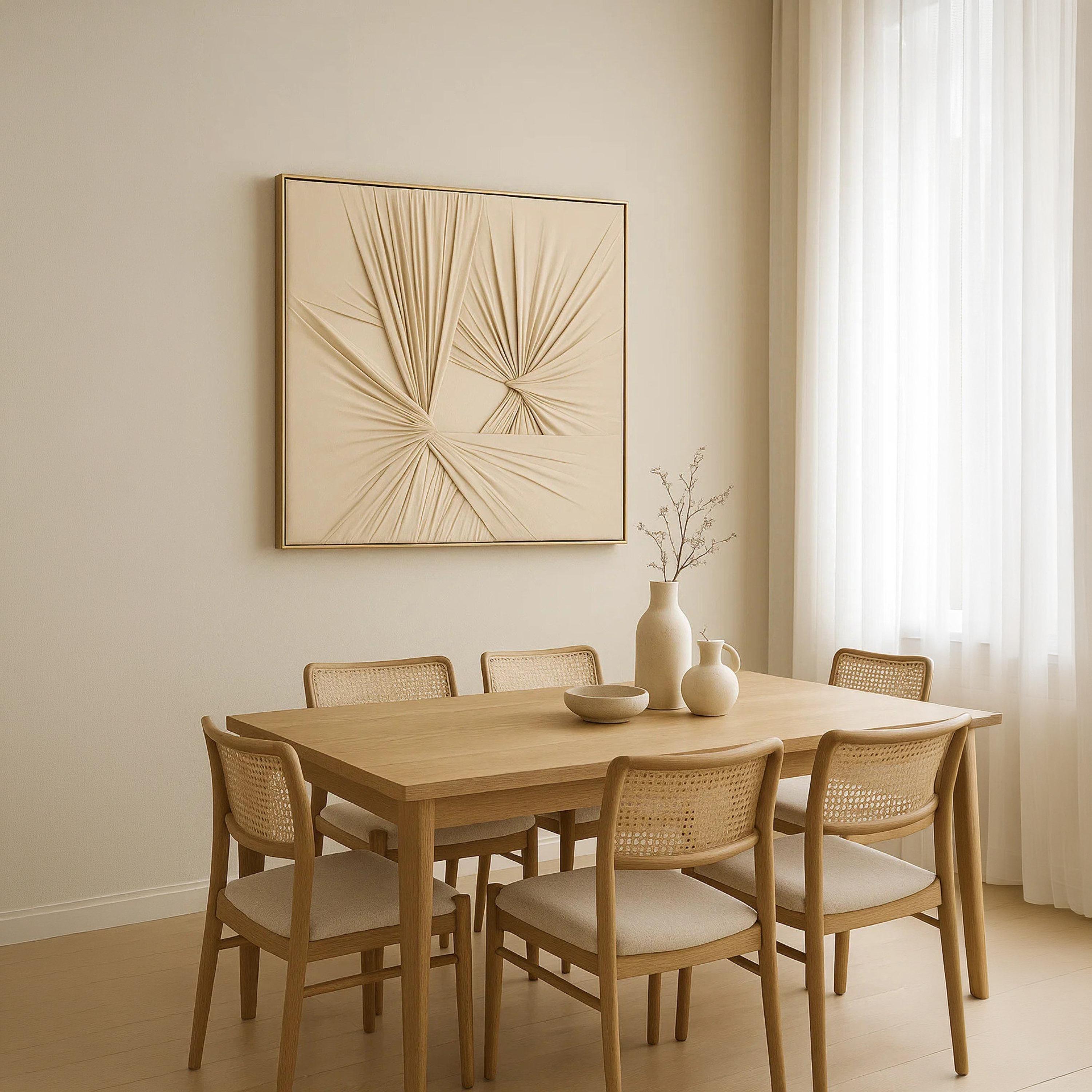 لوحة جدارية بملمس بارز بنقشة تجريدية باللون البيج من ماريا هومز-household-walldecorandmirrors-wallart-image-3