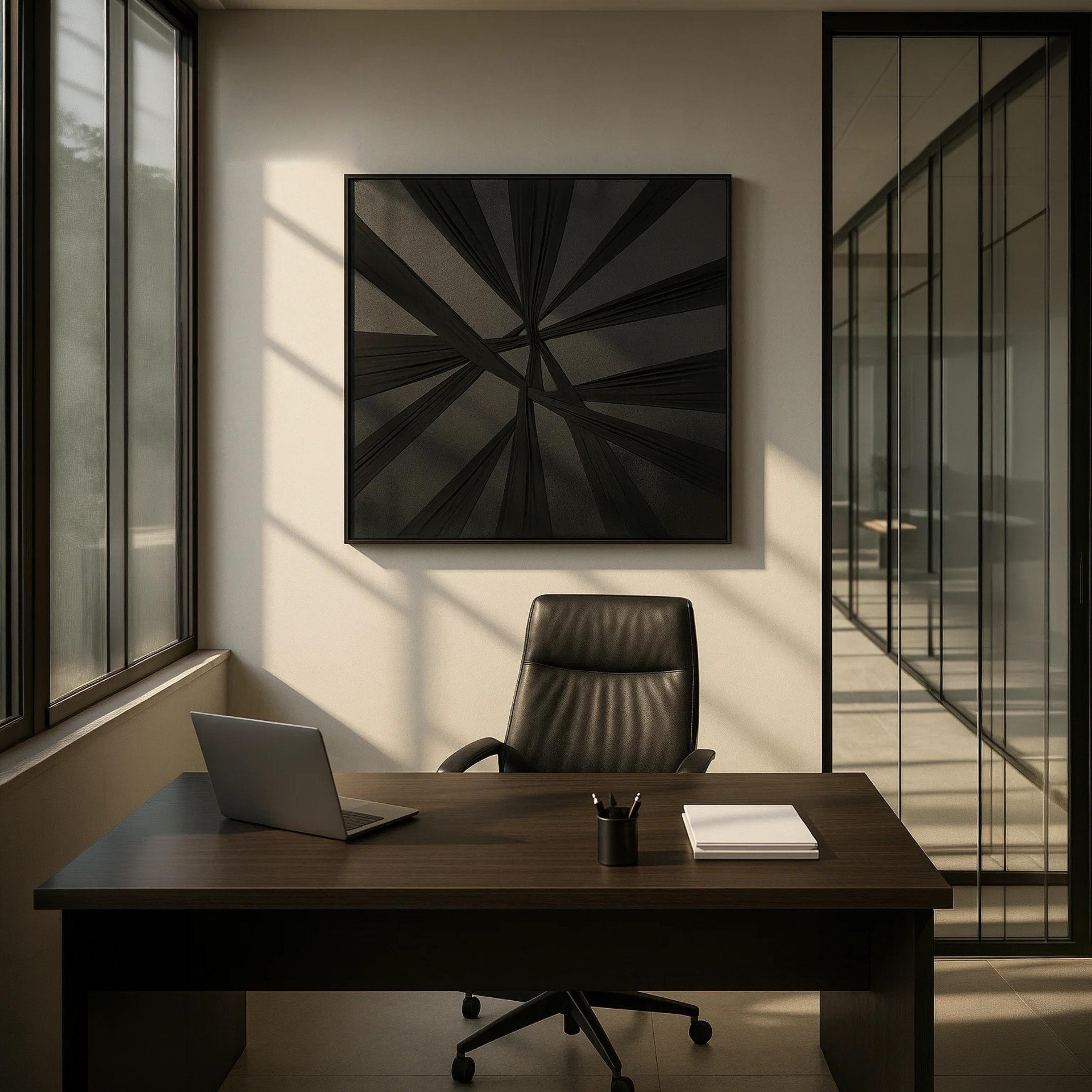 Maria Homes Black Canvas Abstract Wall Art-household-walldecorandmirrors-wallart-image-2