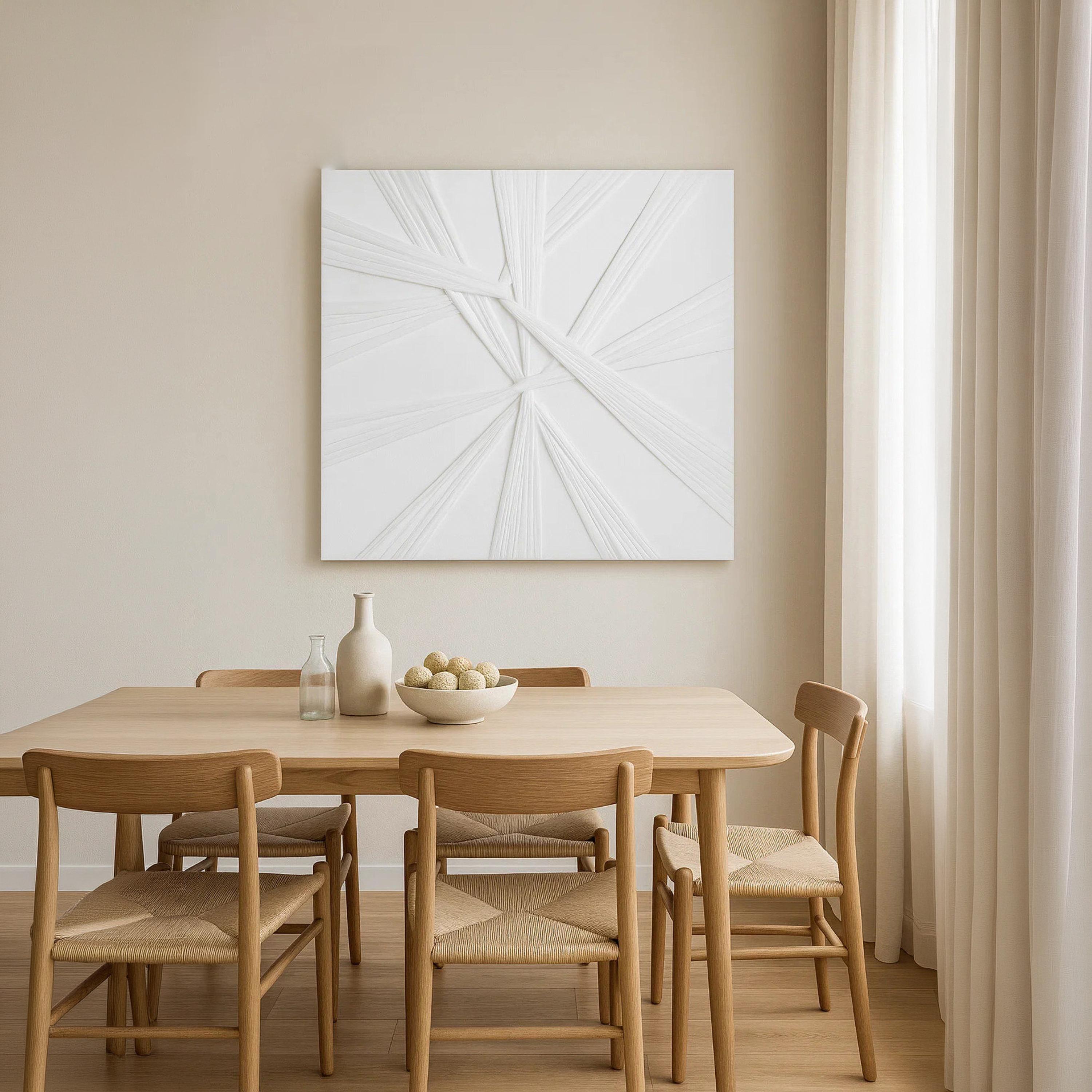 Maria Homes White Canvas Textured Abstract Wall Art-household-walldecorandmirrors-wallart-image-3