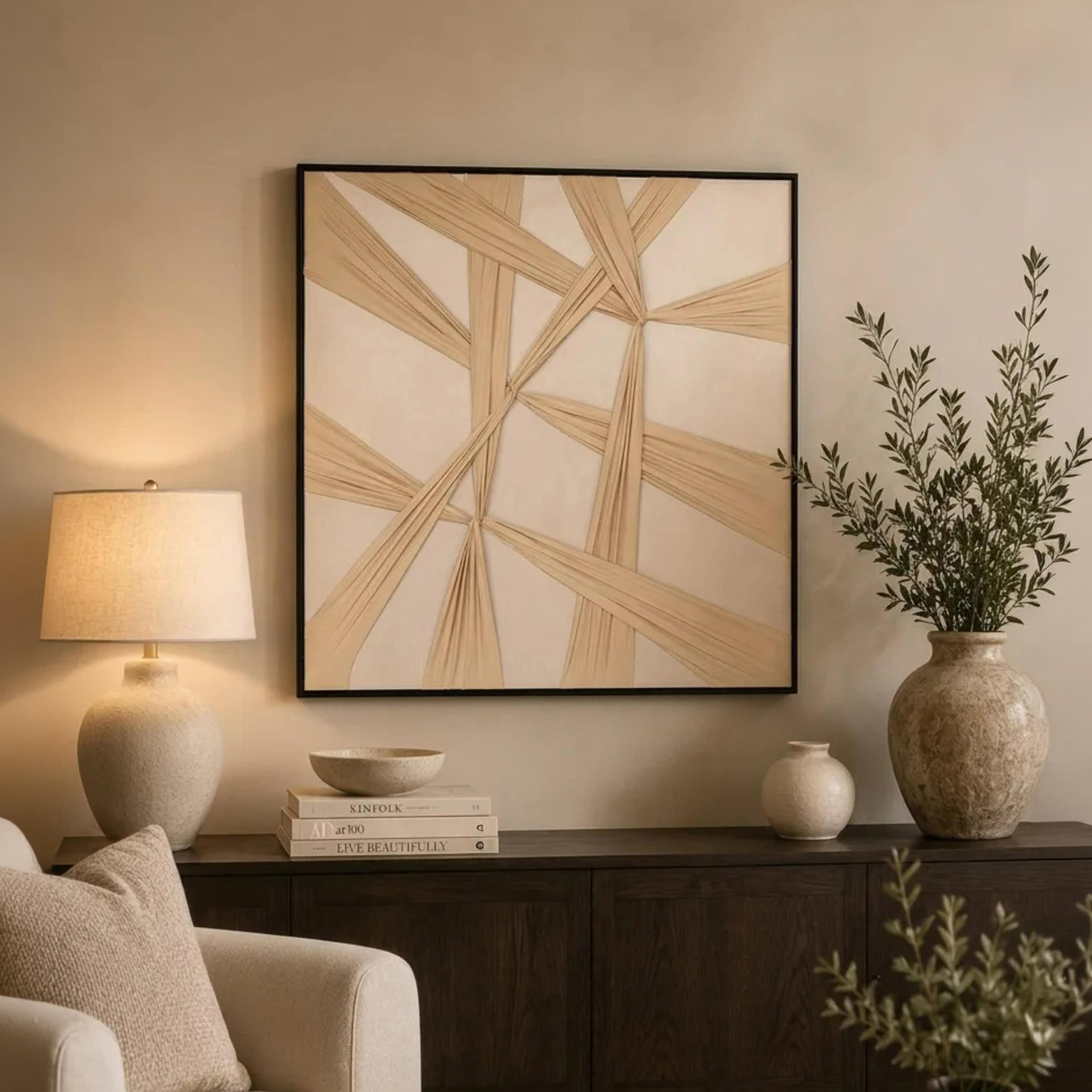 لوحة جدارية بإطار بنقشة هندسية متعددة الألوان من ماريا هومز-household-walldecorandmirrors-wallart-image-1