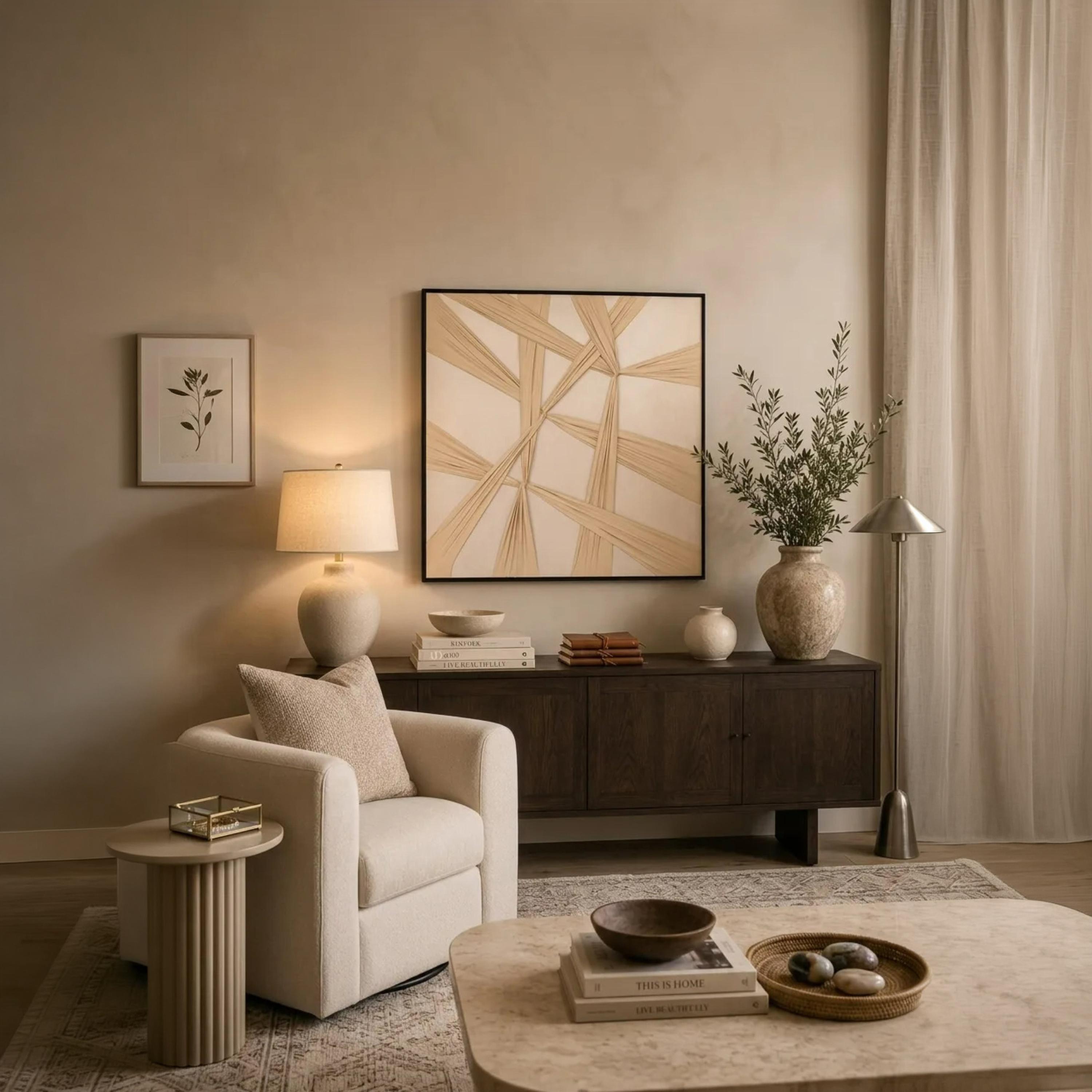 لوحة جدارية بإطار بنقشة هندسية متعددة الألوان من ماريا هومز-household-walldecorandmirrors-wallart-image-2