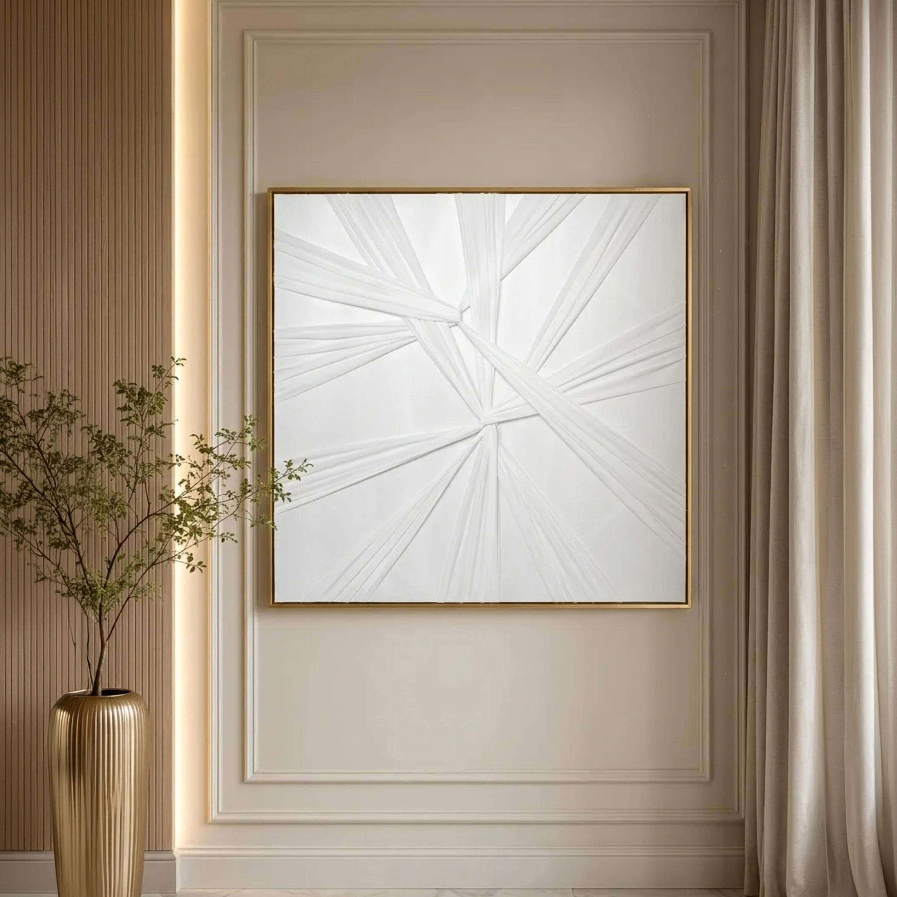 Maria Homes Grey Canvas Geometric Framed Wall Art-household-walldecorandmirrors-wallart-image-1