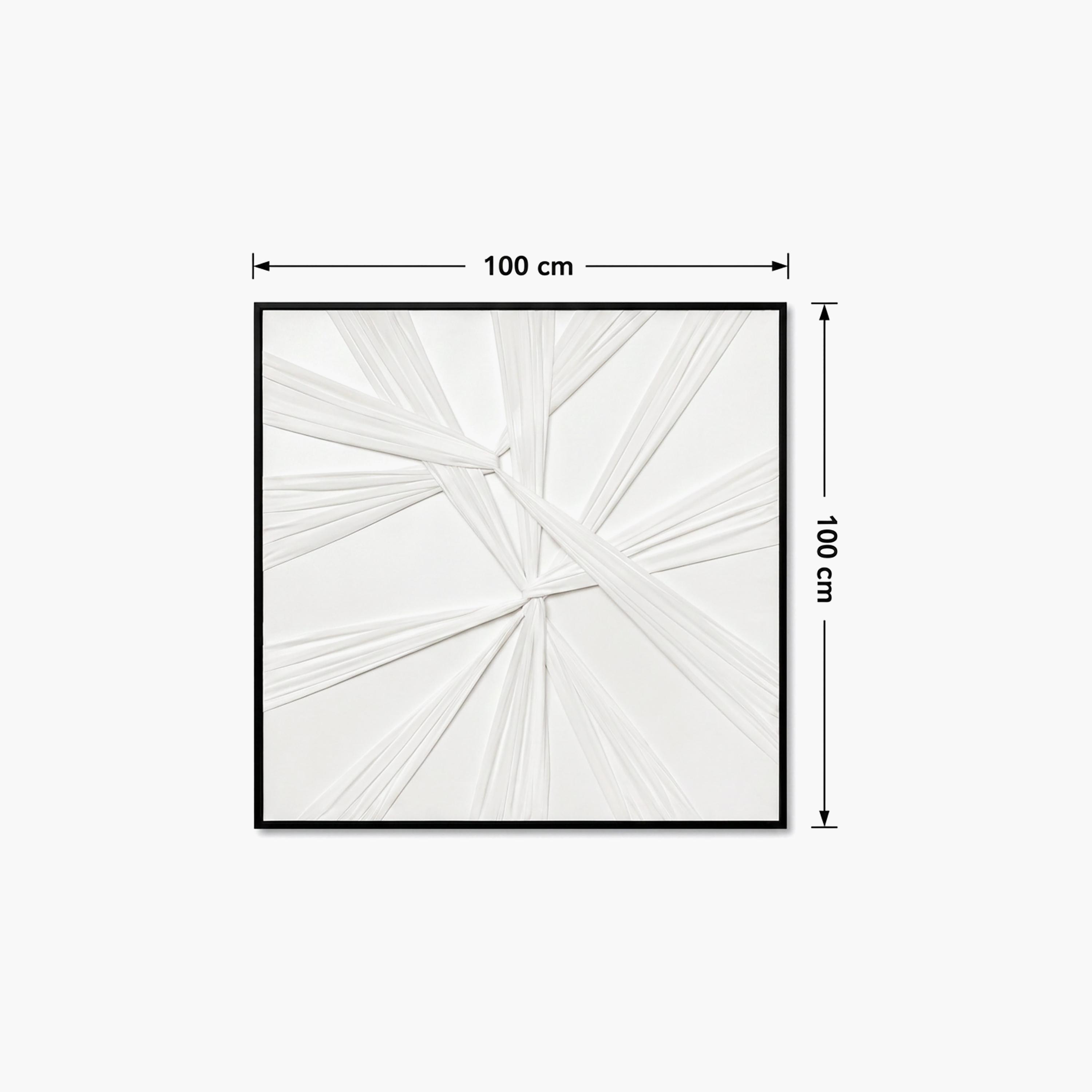 Maria Homes Grey Canvas Geometric Framed Wall Art-household-walldecorandmirrors-wallart-image-4