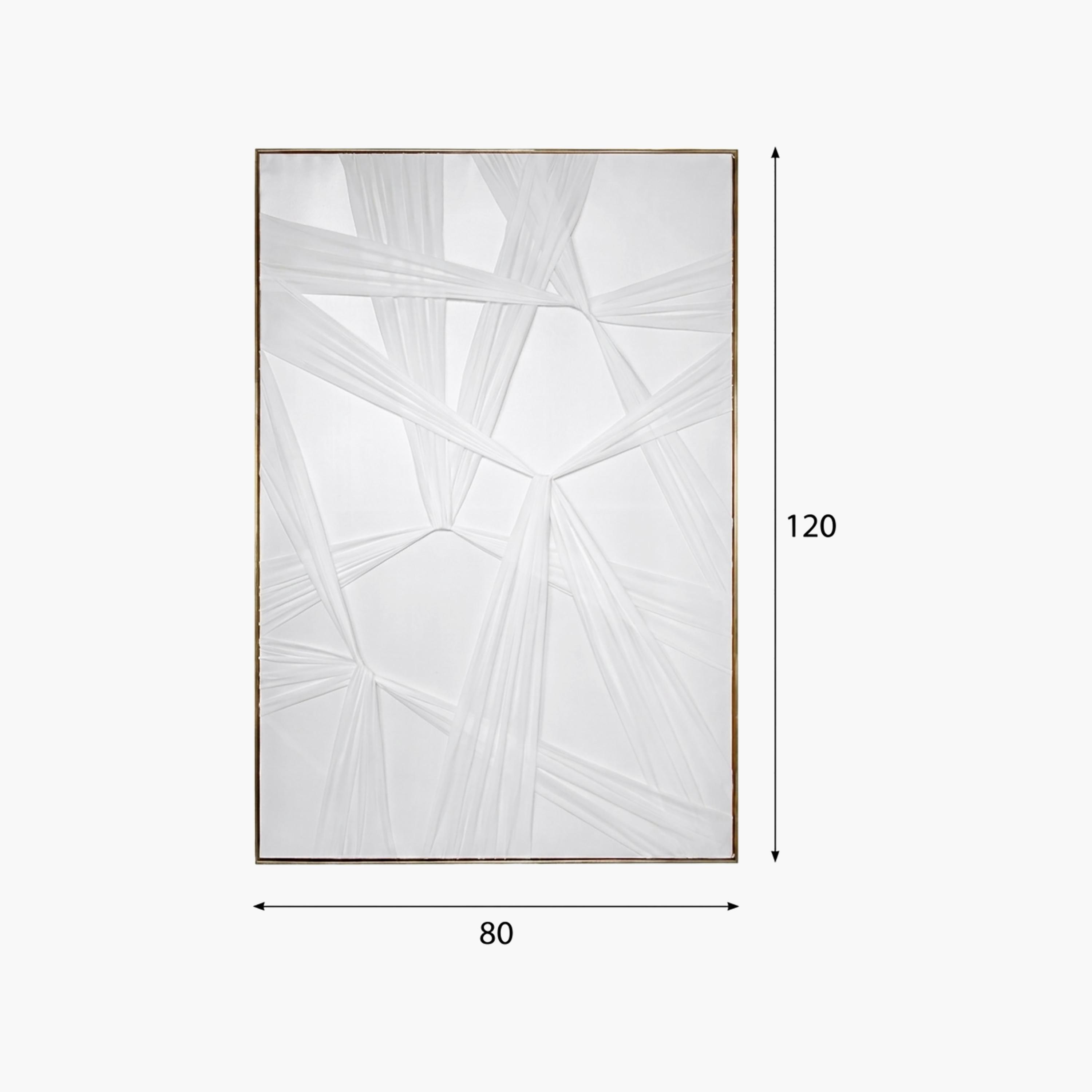 لوحة حائط بتصميم هندسي رمادي بإطار من ماريا هومز-household-walldecorandmirrors-wallart-image-4