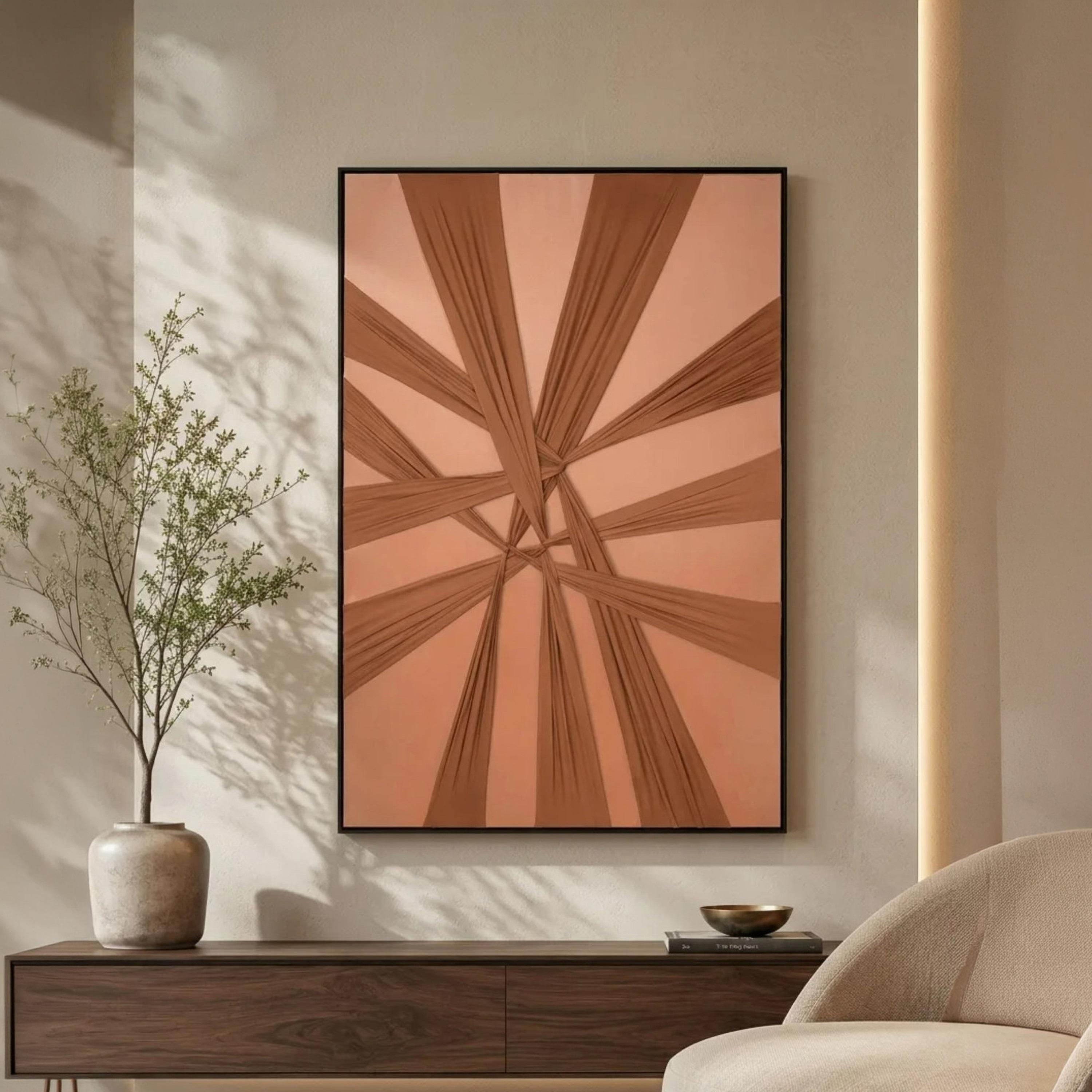 لوحة جدارية بإطار بنقشة هندسية متعددة الألوان من ماريا هومز-household-walldecorandmirrors-wallart-image-1