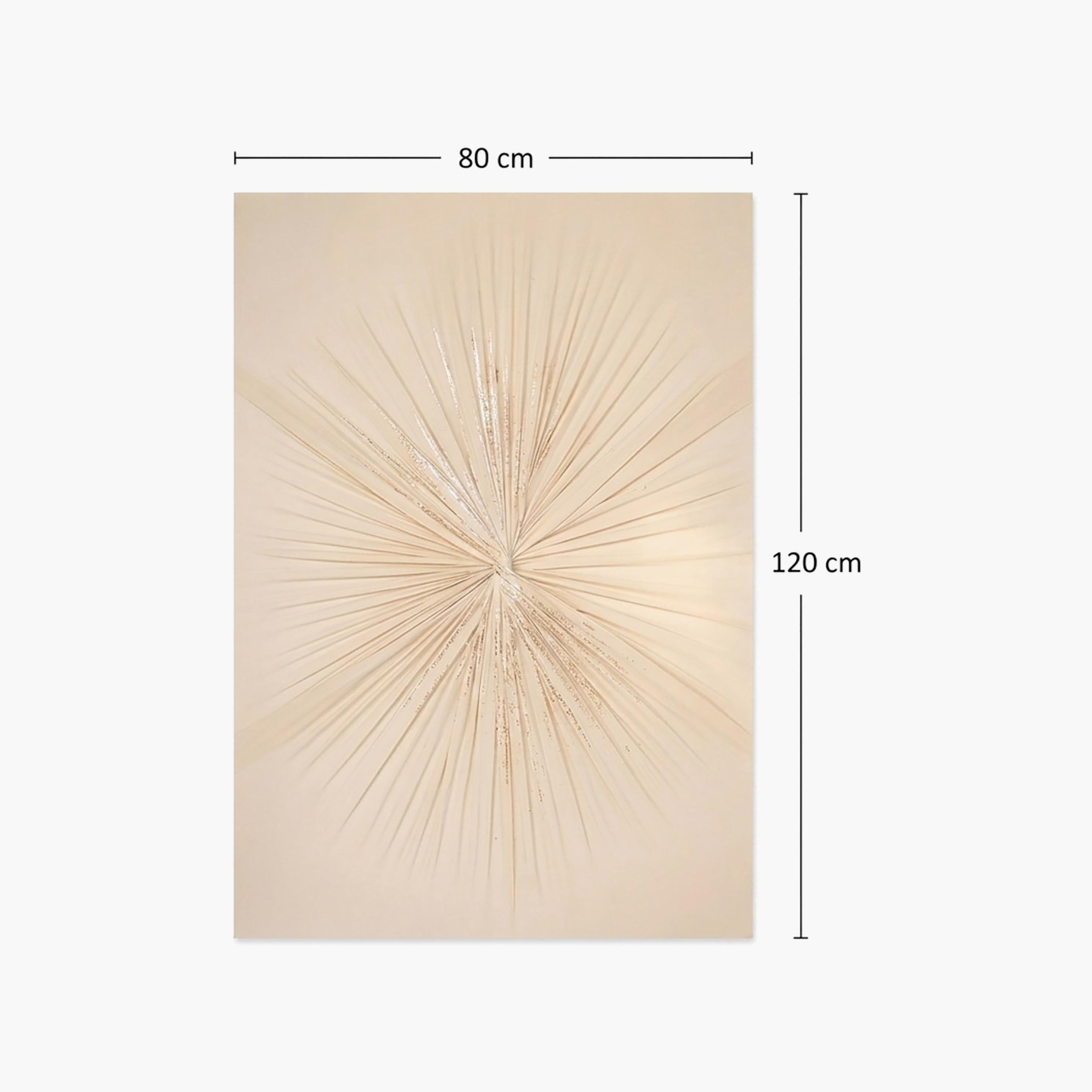 Maria Homes Beige Sunburst Framed Wall Art-household-walldecorandmirrors-wallart-image-4