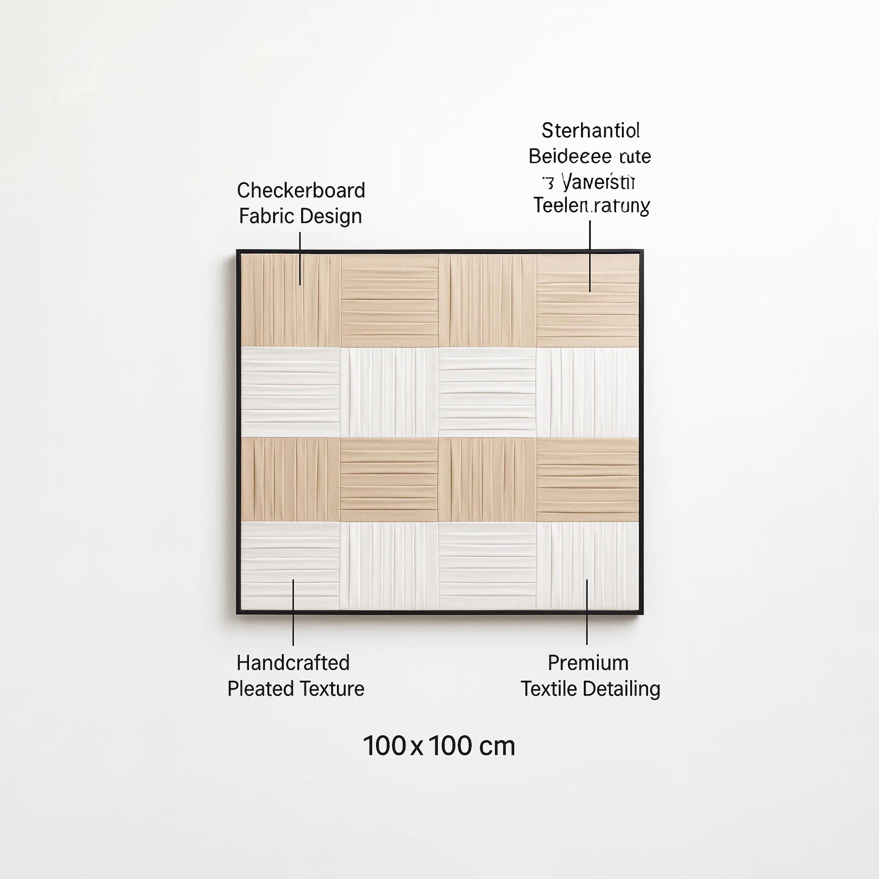 لوحة جدارية مؤطرة بطبعة تجريدية من قماش الكانفاس بلون البيج من ماريا هومز-household-walldecorandmirrors-wallart-image-4