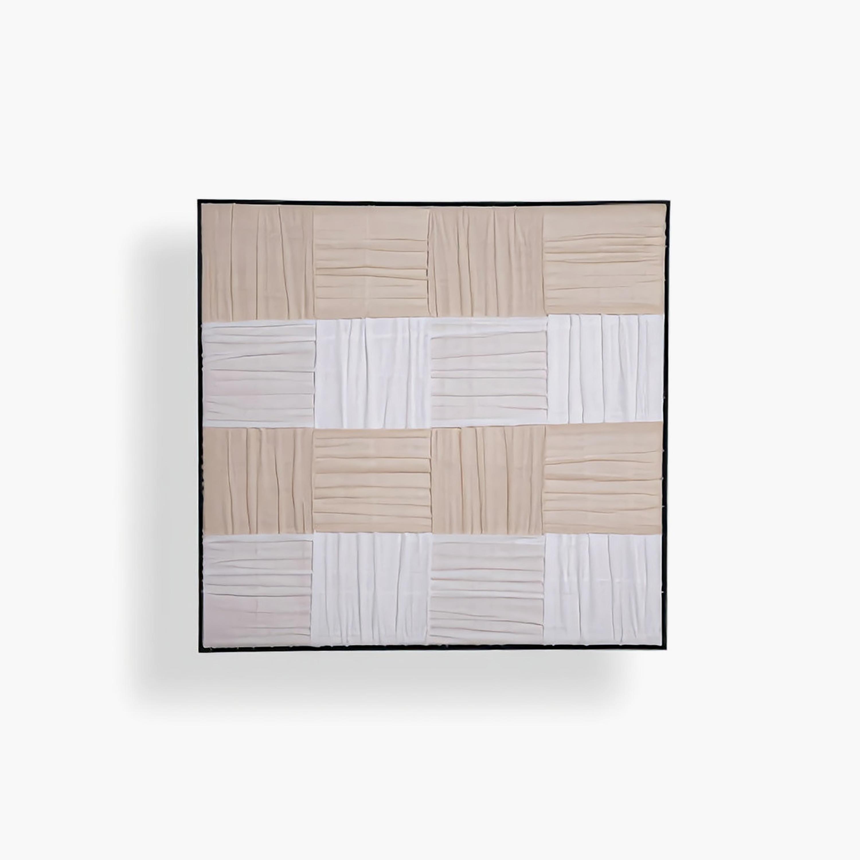 لوحة جدارية مؤطرة بطبعة تجريدية من قماش الكانفاس بلون البيج من ماريا هومز-household-walldecorandmirrors-wallart-image-5