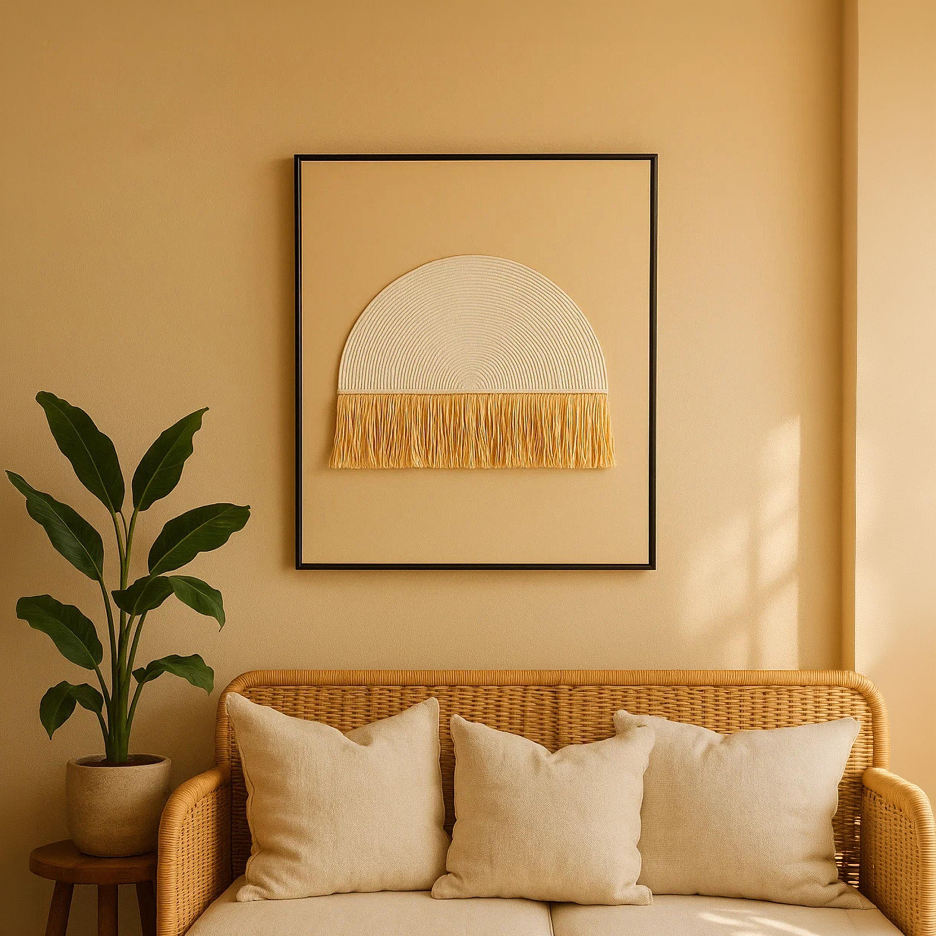 لوحة جدارية بألوان متعددة من قماش كانفس بملمس وتصميم تجريدي من ماريا هومز-household-walldecorandmirrors-wallart-image-2