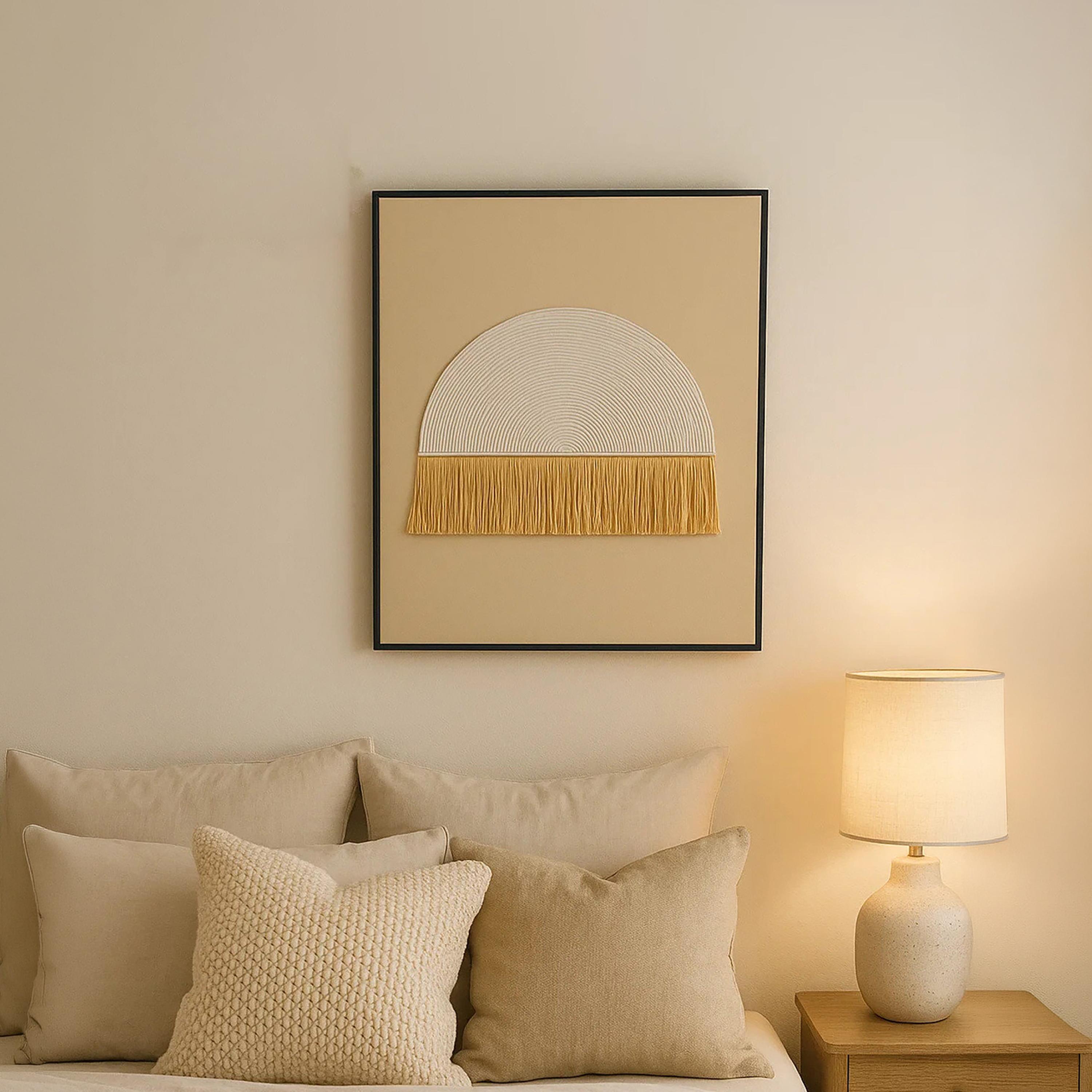 لوحة جدارية بألوان متعددة من قماش كانفس بملمس وتصميم تجريدي من ماريا هومز-household-walldecorandmirrors-wallart-image-3