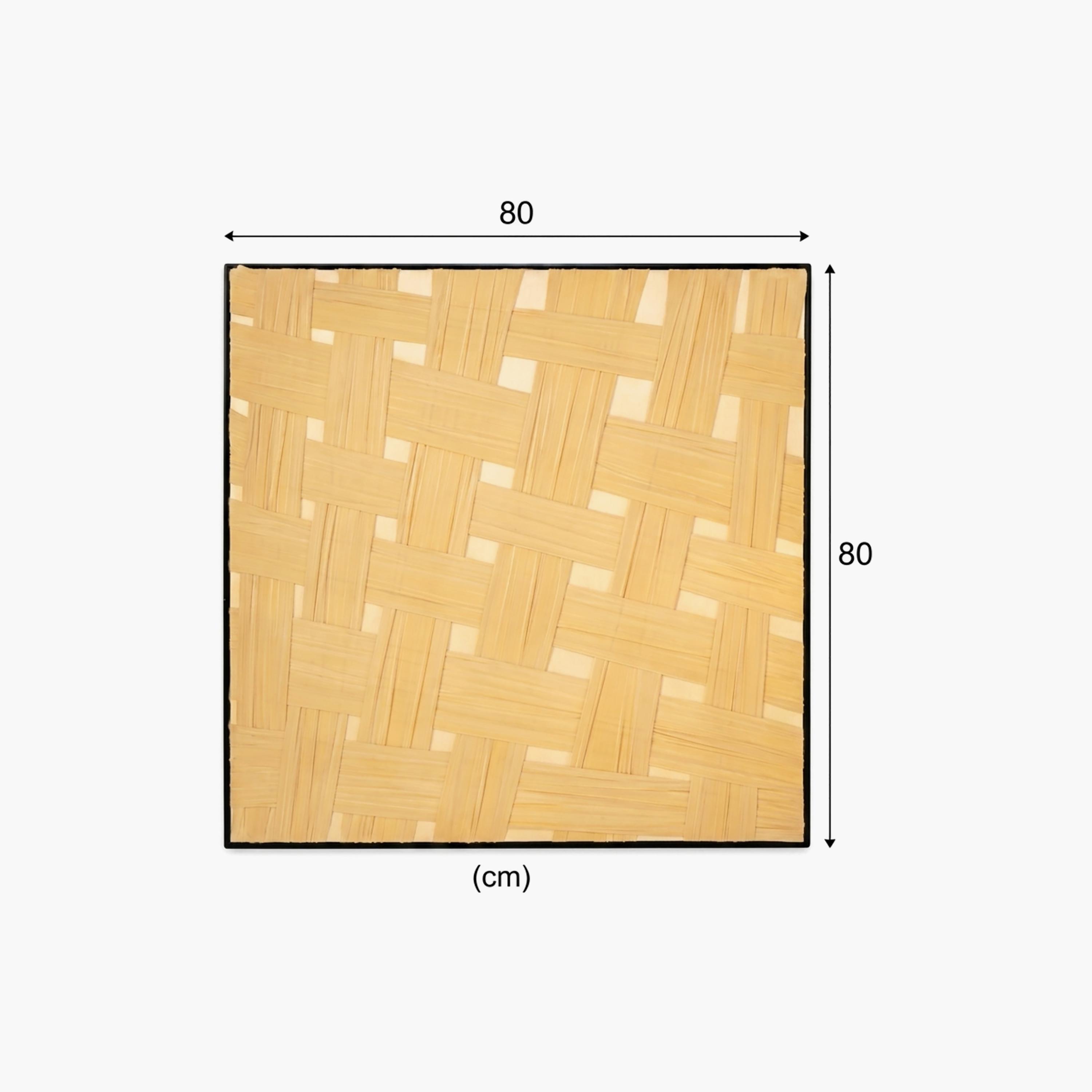 Maria Homes Beige Canvas Woven Pattern Framed Wall Art-household-walldecorandmirrors-wallart-image-4
