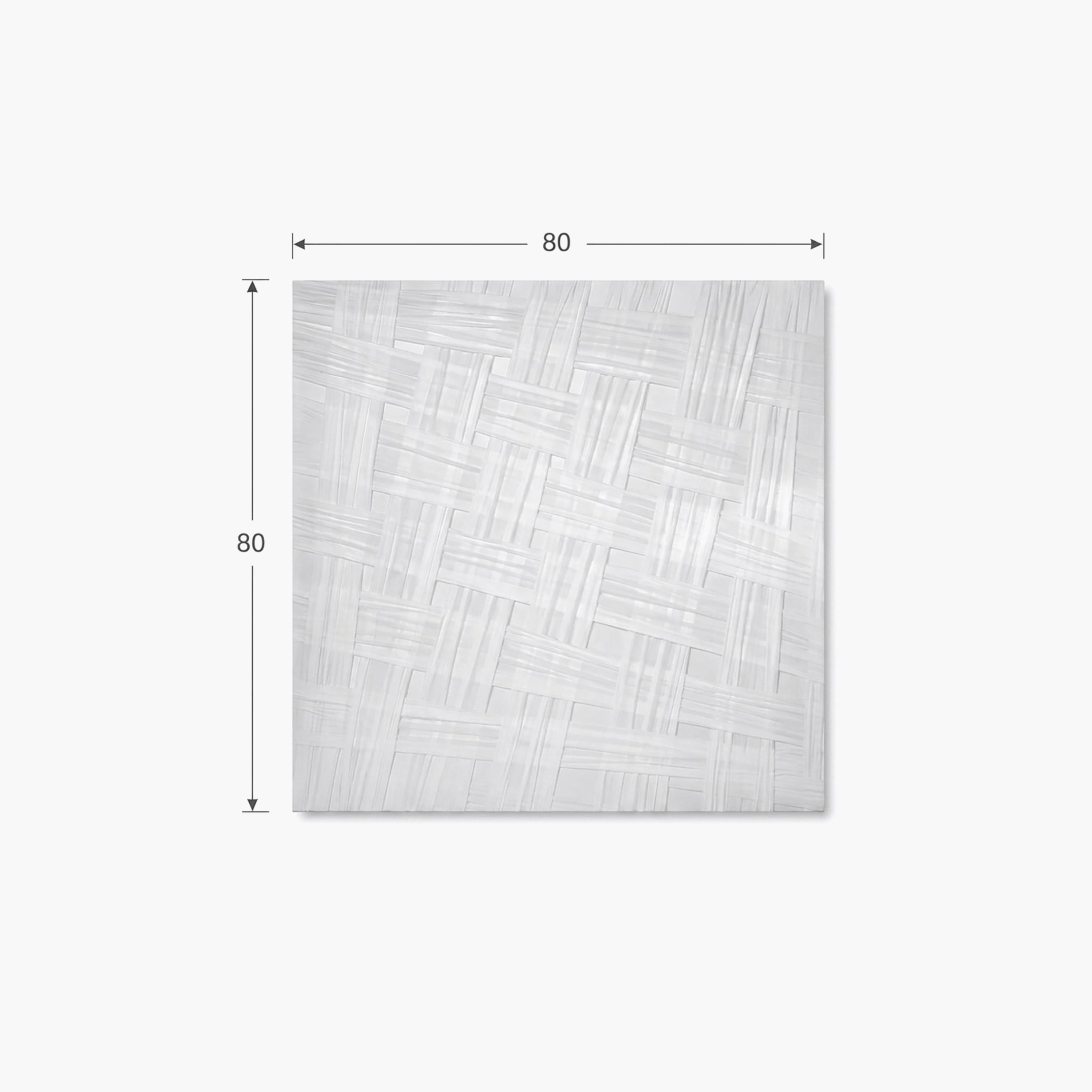 Maria Homes White Canvas Basket Weave Wall Art-household-walldecorandmirrors-wallart-image-4