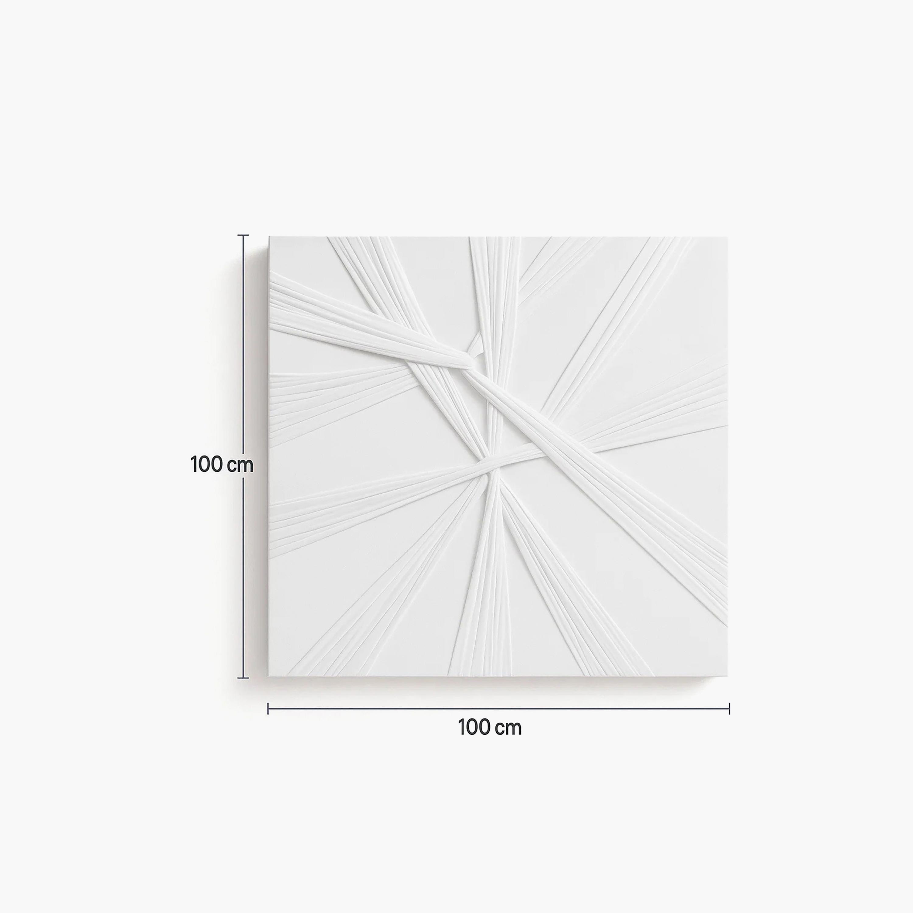 لوحة جدارية بتصميم تجريدية بملمس من قماش الكانفاس الأبيض من ماريا هومز-household-walldecorandmirrors-wallart-image-6
