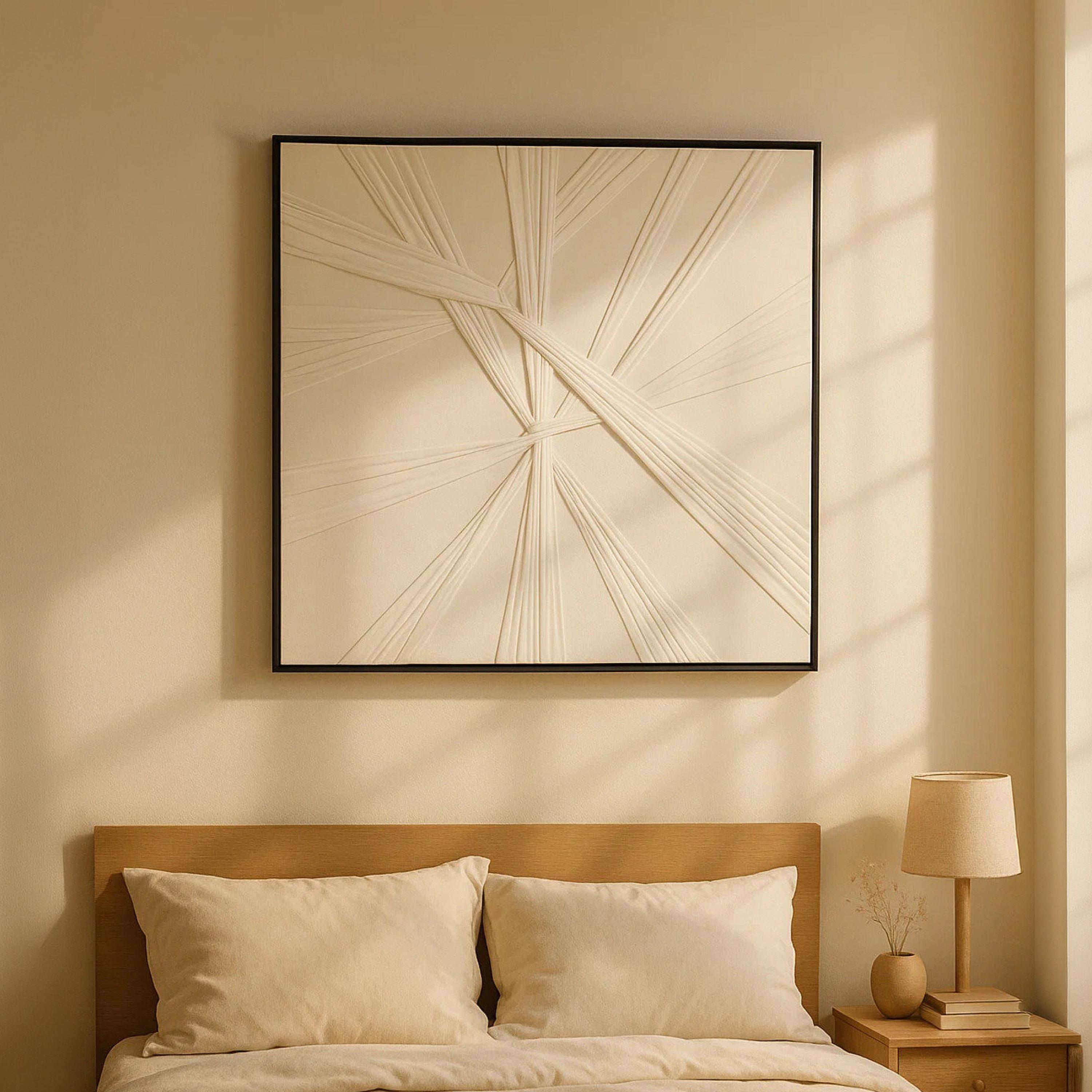 لوحة جدارية بتصميم تجريدية من قماش الكانفاس الأبيض من ماريا هومز-household-walldecorandmirrors-wallart-image-1