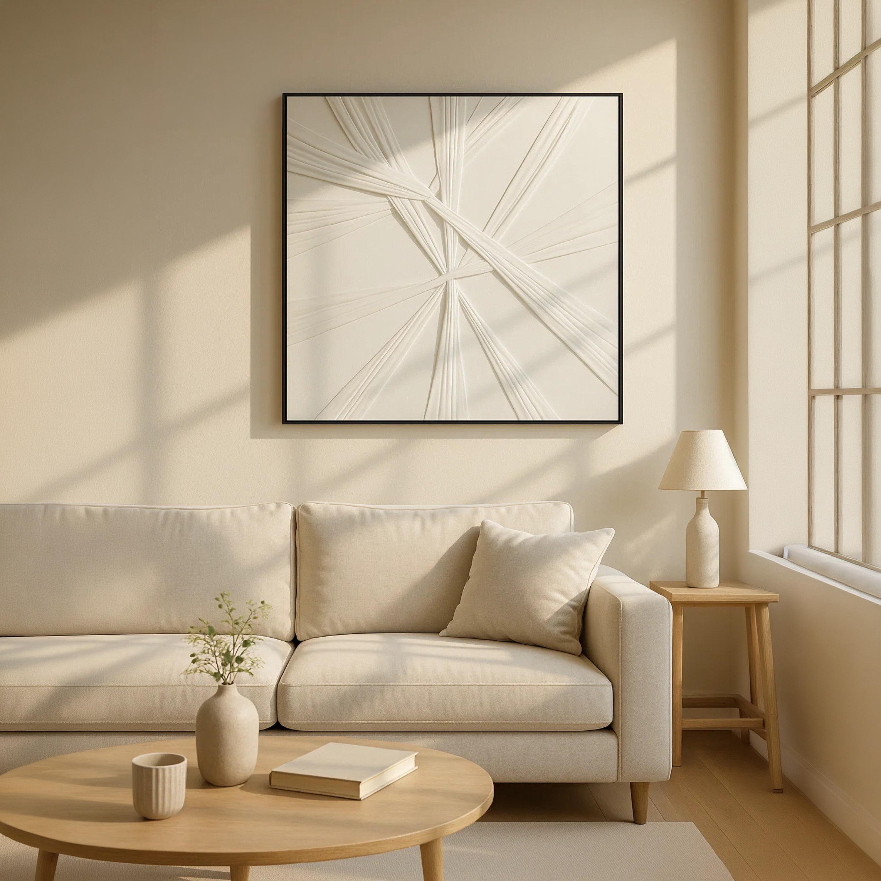 لوحة جدارية بتصميم تجريدية من قماش الكانفاس الأبيض من ماريا هومز-household-walldecorandmirrors-wallart-image-3