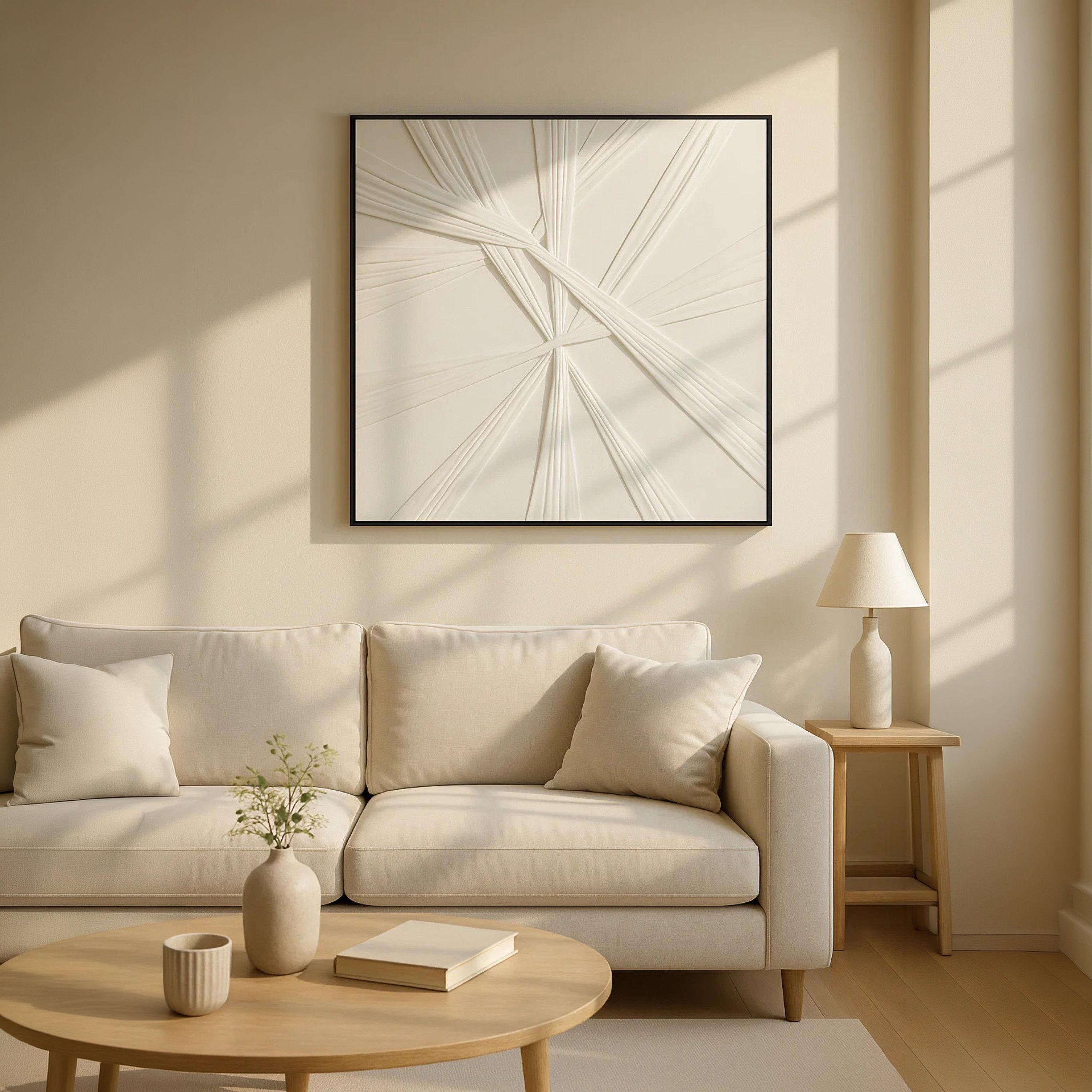 لوحة جدارية بتصميم تجريدية من قماش الكانفاس الأبيض من ماريا هومز-household-walldecorandmirrors-wallart-image-3