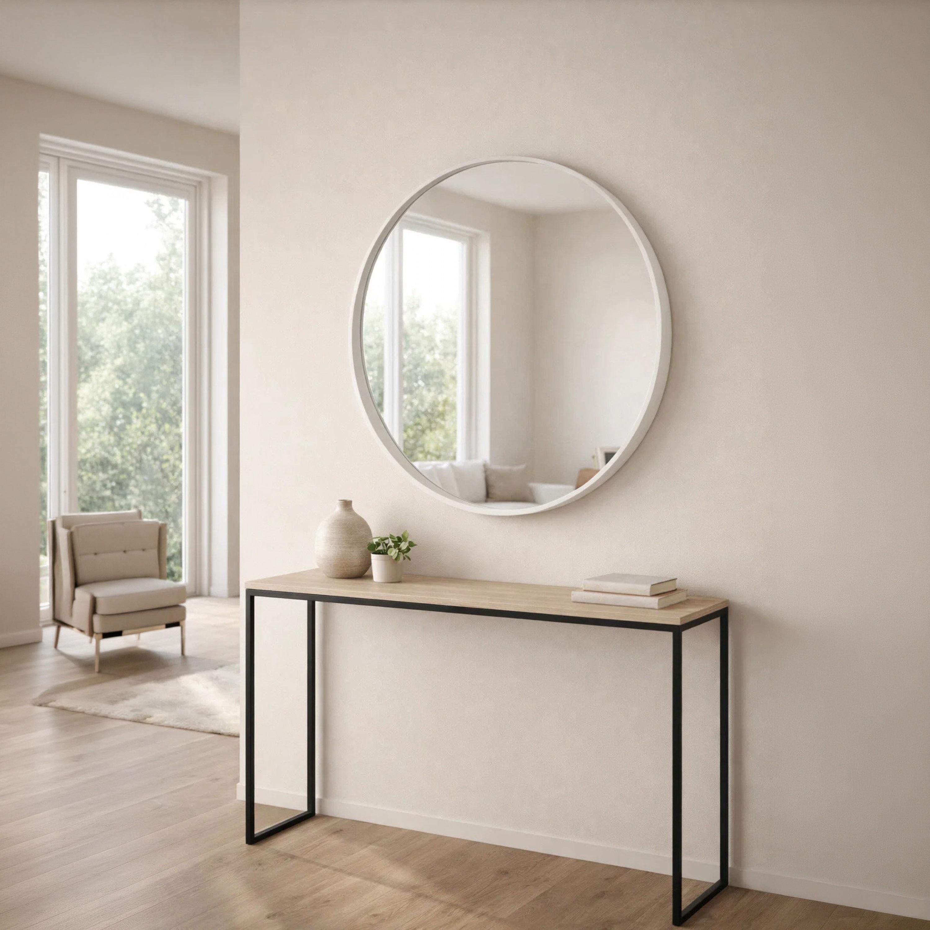 مرآة حائط دائرية من الزجاج من ماريا هومز-household-walldecorandmirrors-mirrors-wallmirrors-image-2