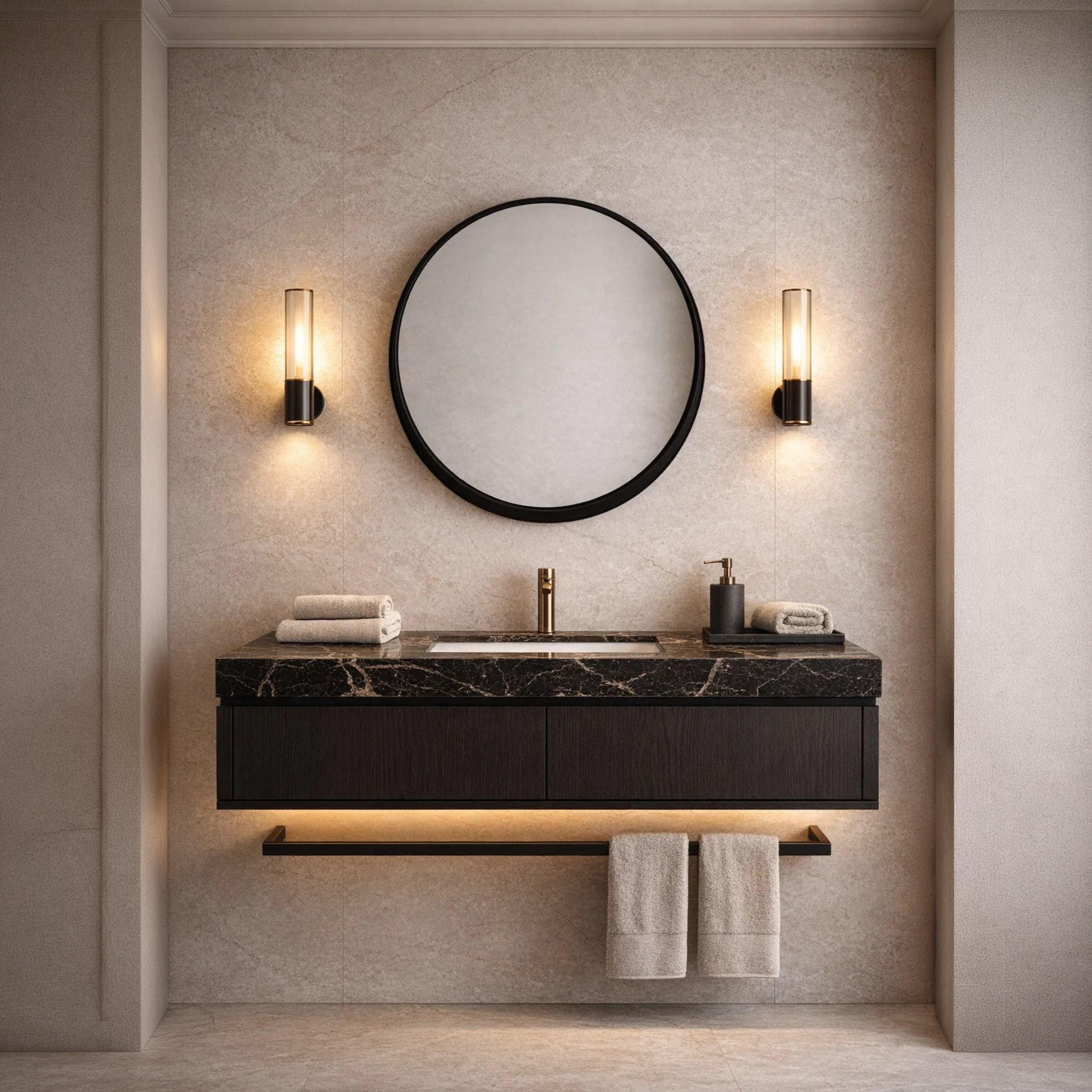 مرآة حائط دائرية من الزجاج من ماريا هومز-household-walldecorandmirrors-mirrors-wallmirrors-image-3