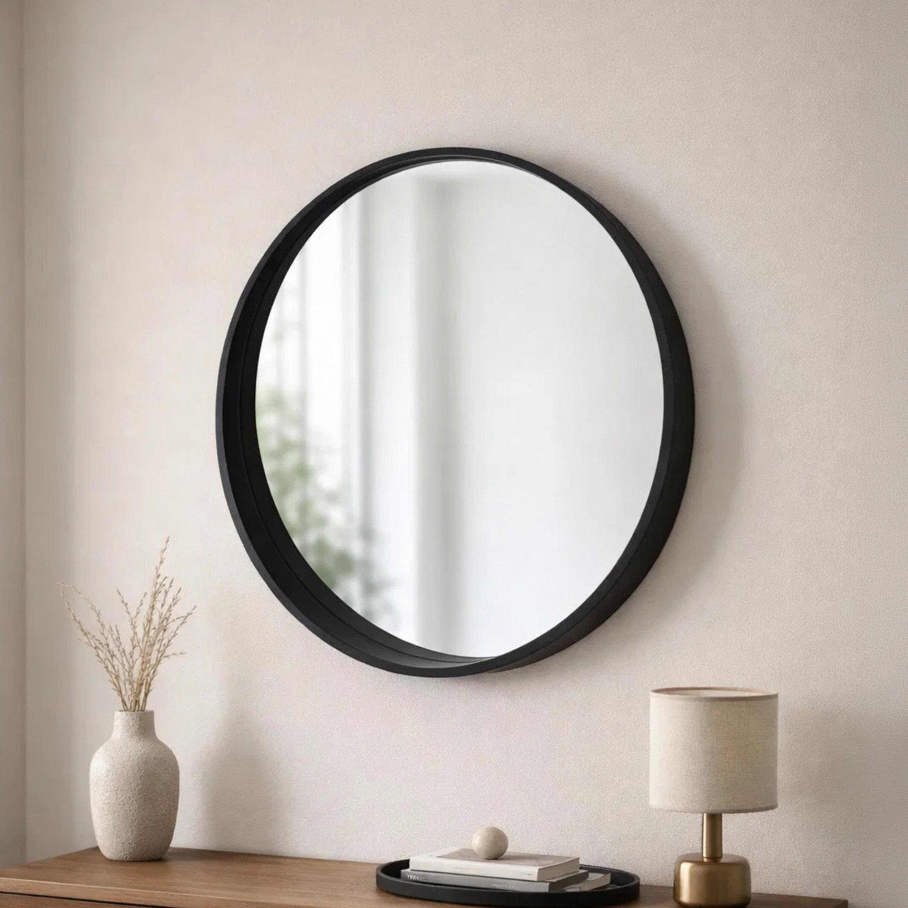 Maria Homes Glass Round Wall Mirror-household-walldecorandmirrors-mirrors-wallmirrors-image-1