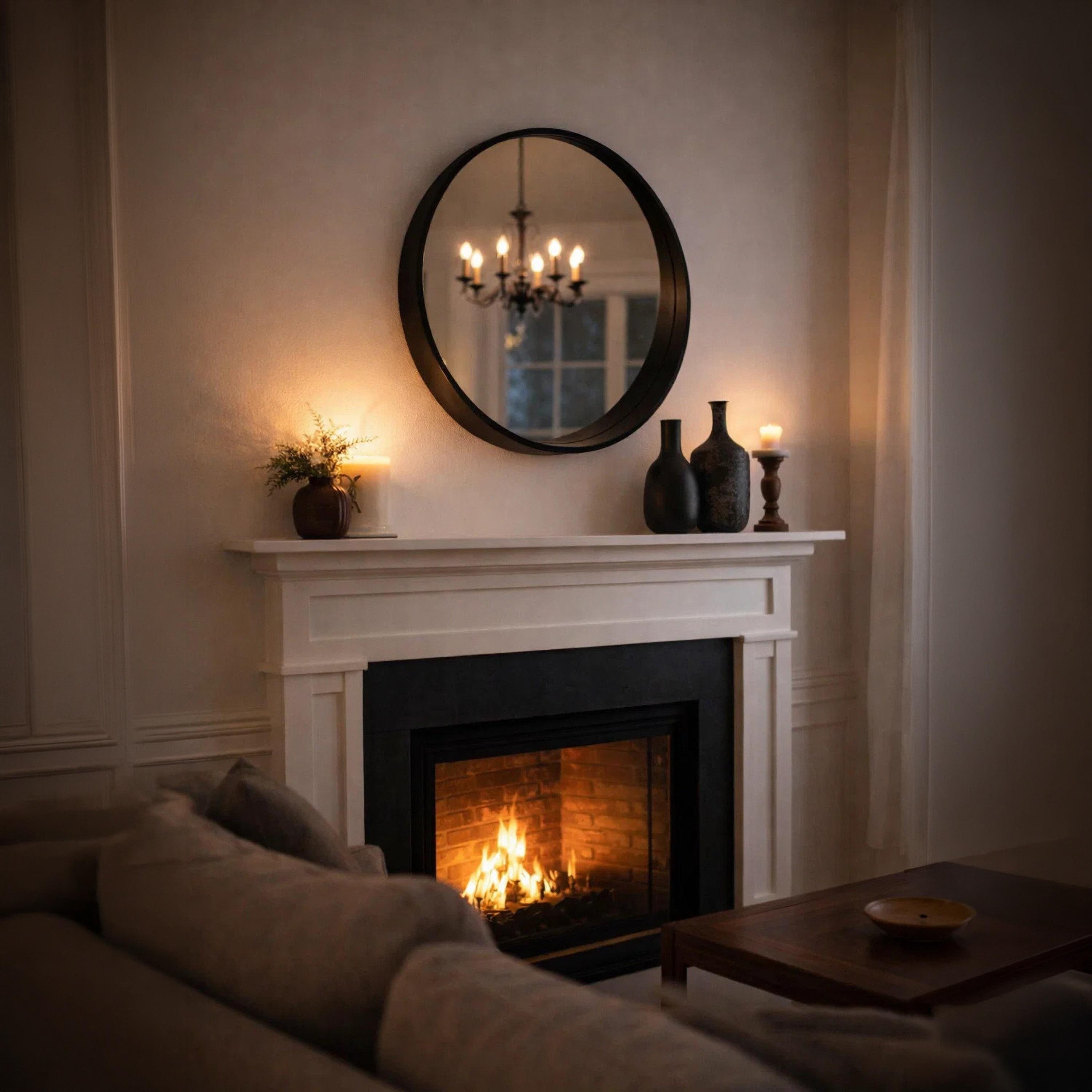 Maria Homes Glass Round Wall Mirror-household-walldecorandmirrors-mirrors-wallmirrors-image-3