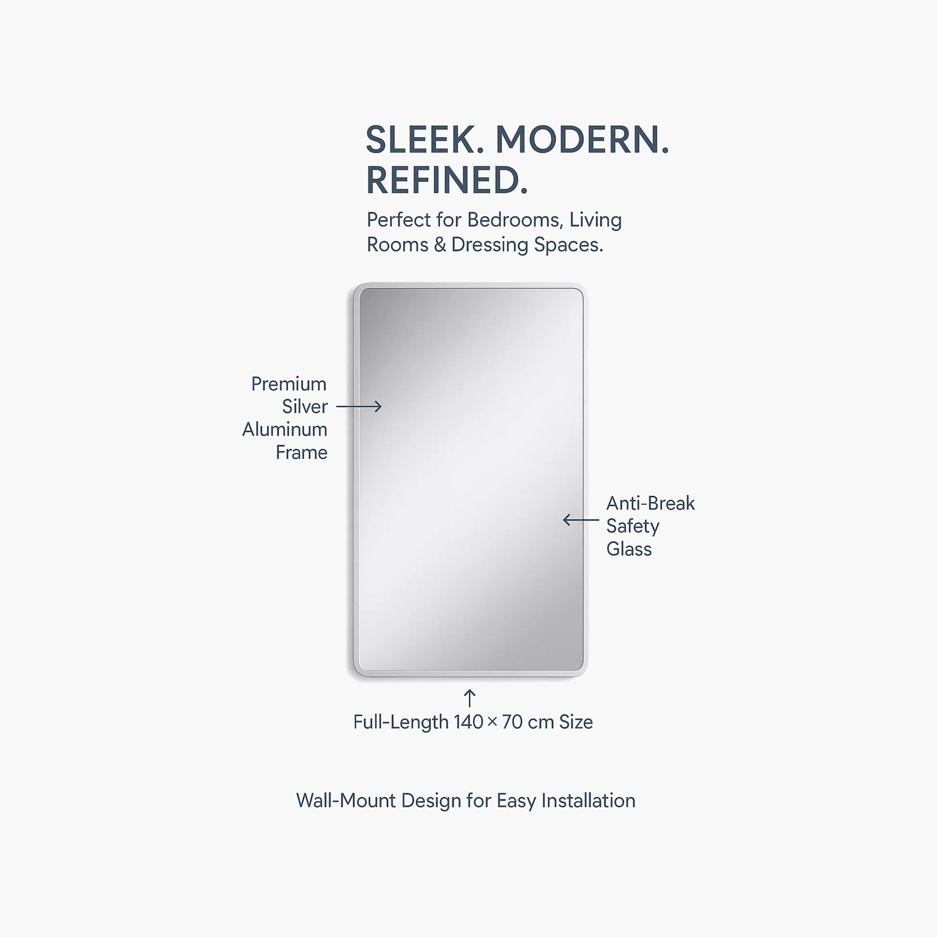 Maria Homes Glass Rectangular Wall Mirror-household-walldecorandmirrors-mirrors-wallmirrors-image-4