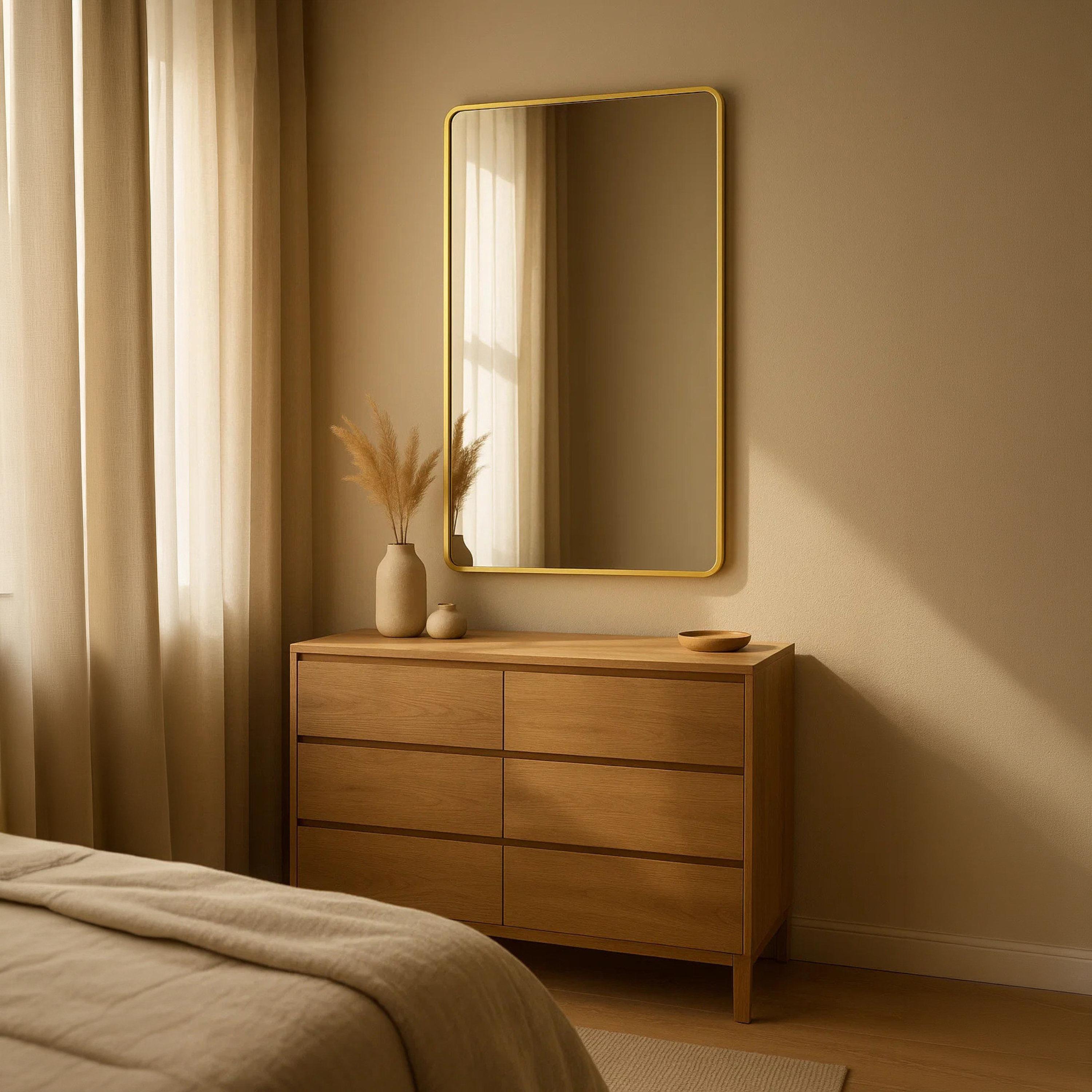 Maria Homes Glass Rectangular Wall Mirror-household-walldecorandmirrors-mirrors-wallmirrors-image-1