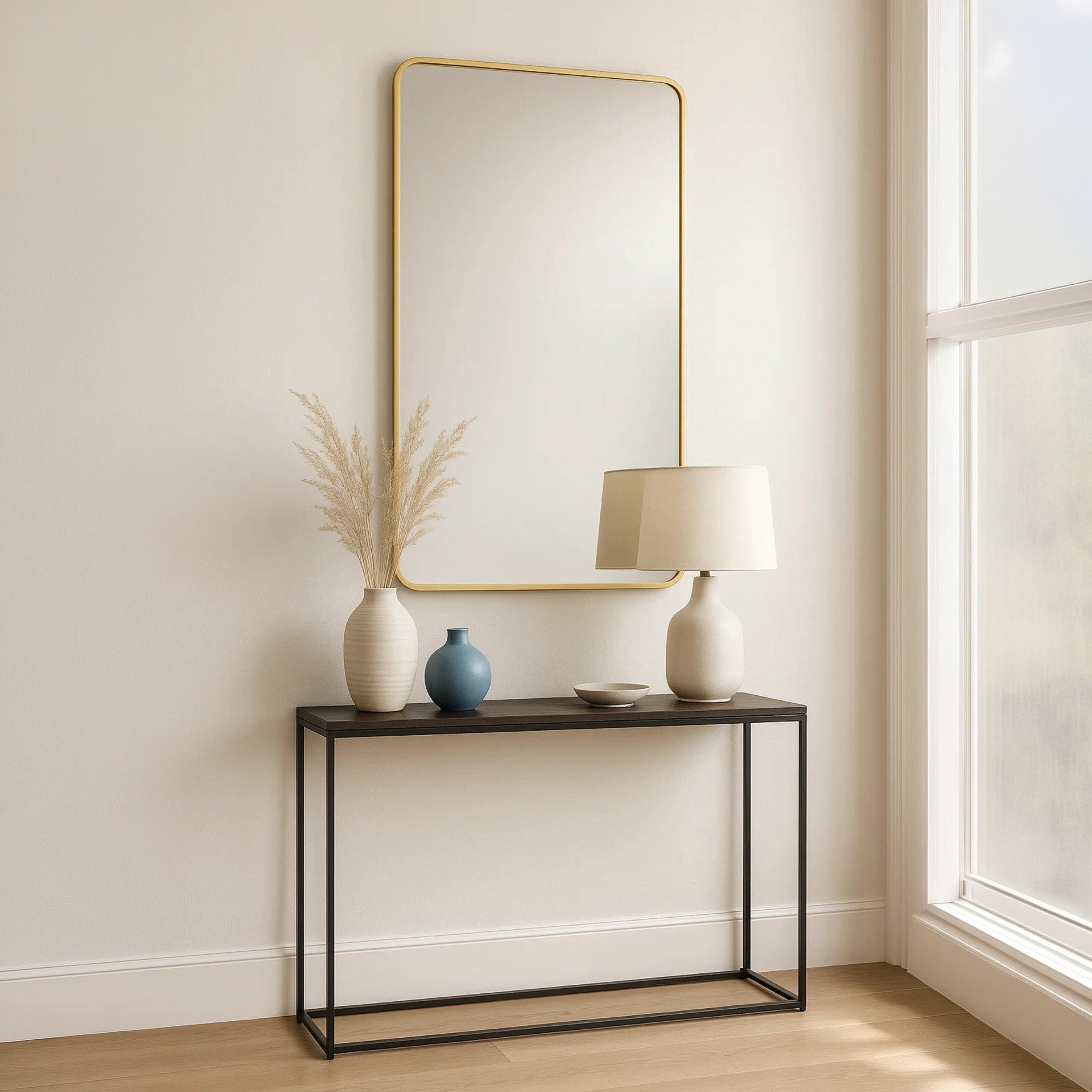 Maria Homes Glass Rectangular Wall Mirror-household-walldecorandmirrors-mirrors-wallmirrors-image-2