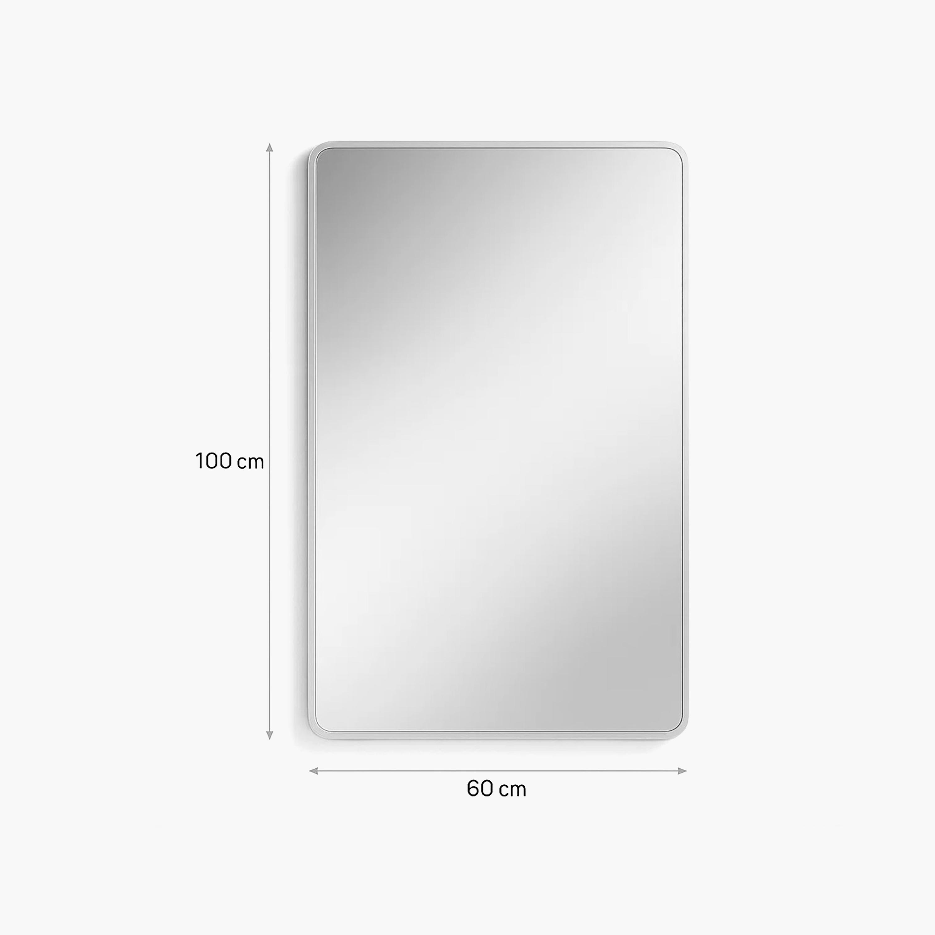 Maria Homes Silver Glass Rectangular Wall Mirror-household-walldecorandmirrors-mirrors-wallmirrors-image-6